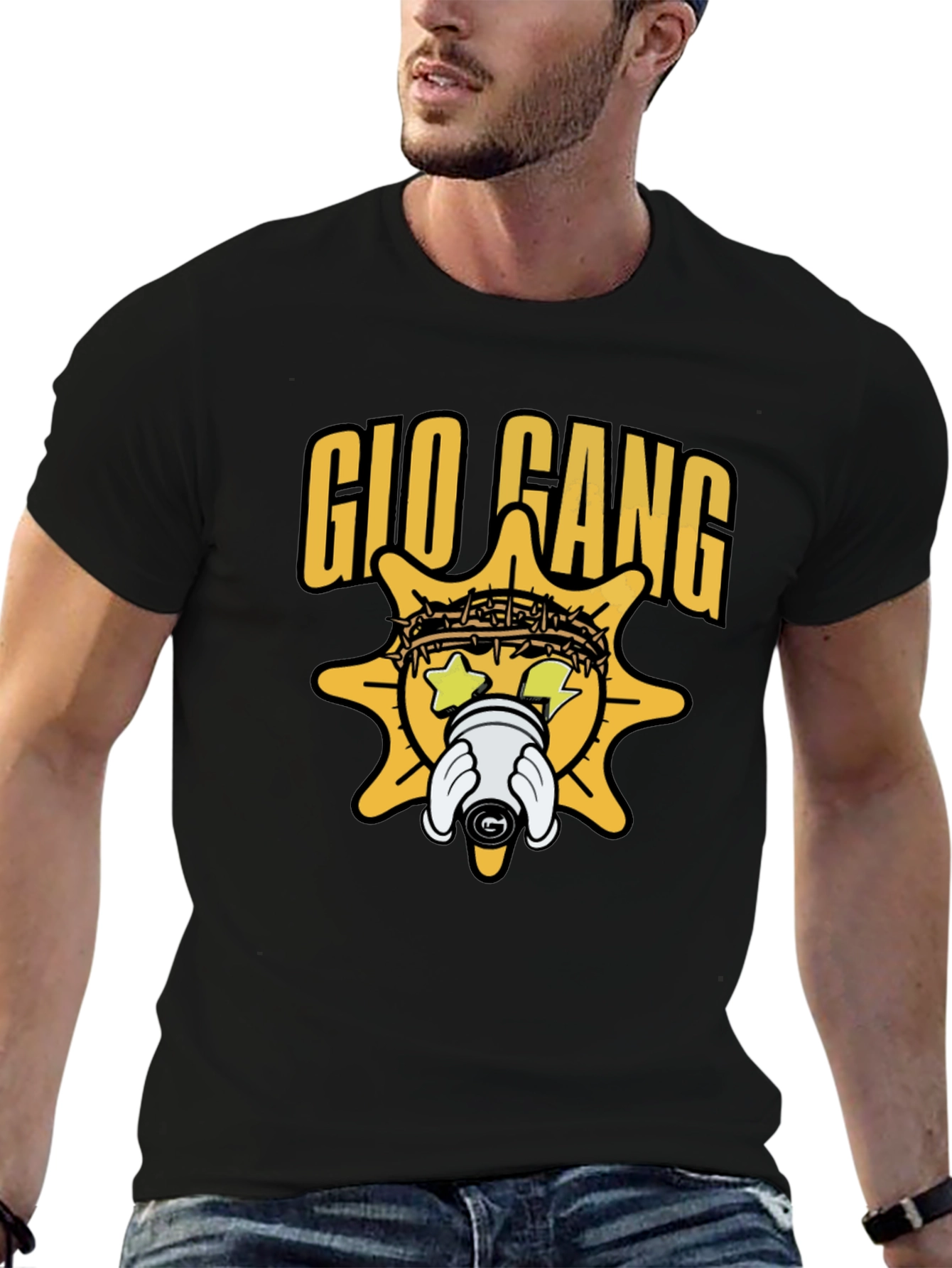 Gio Gang Graphic Tee - Streetwear Style