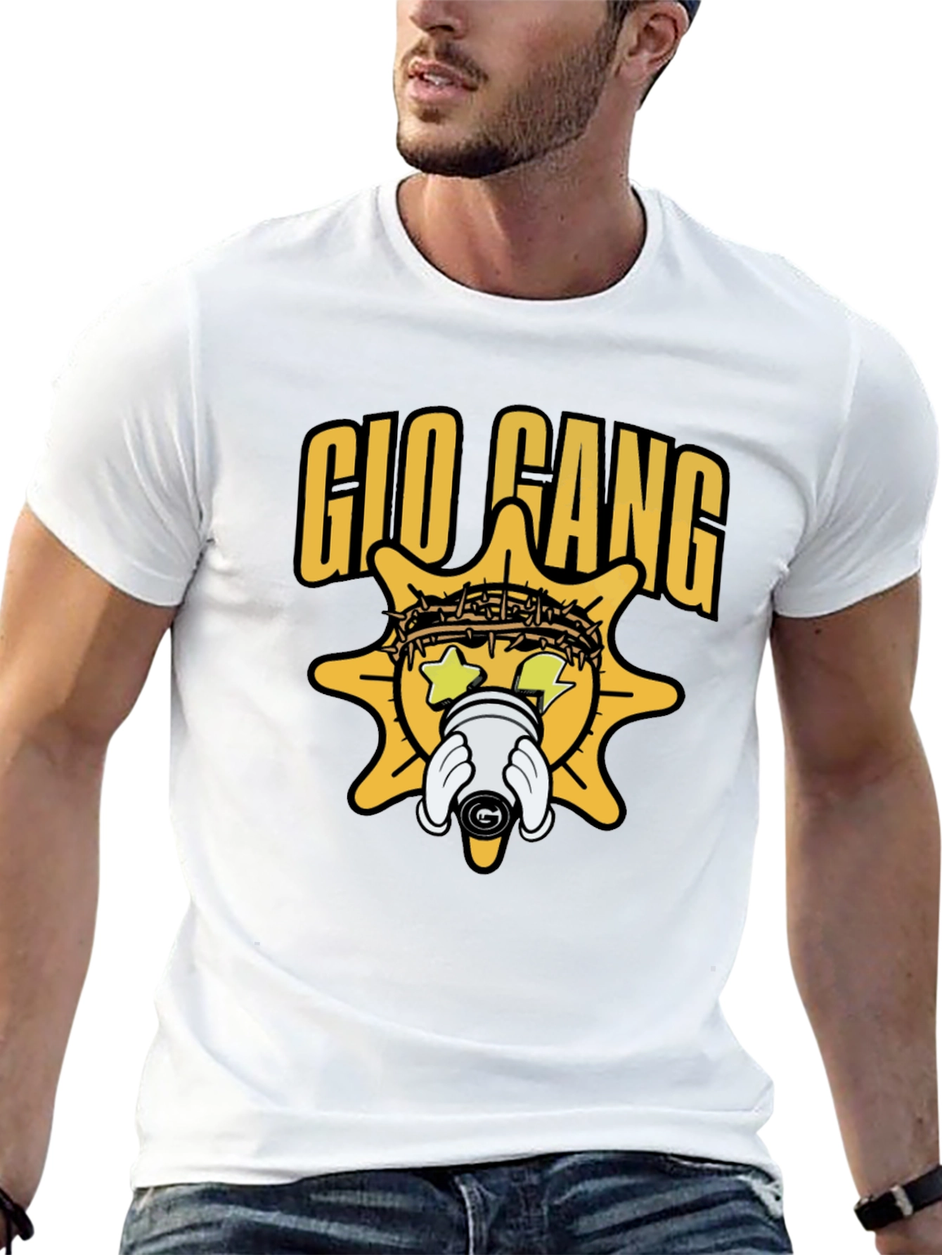 Gio Gang Graphic Tee - Streetwear Style