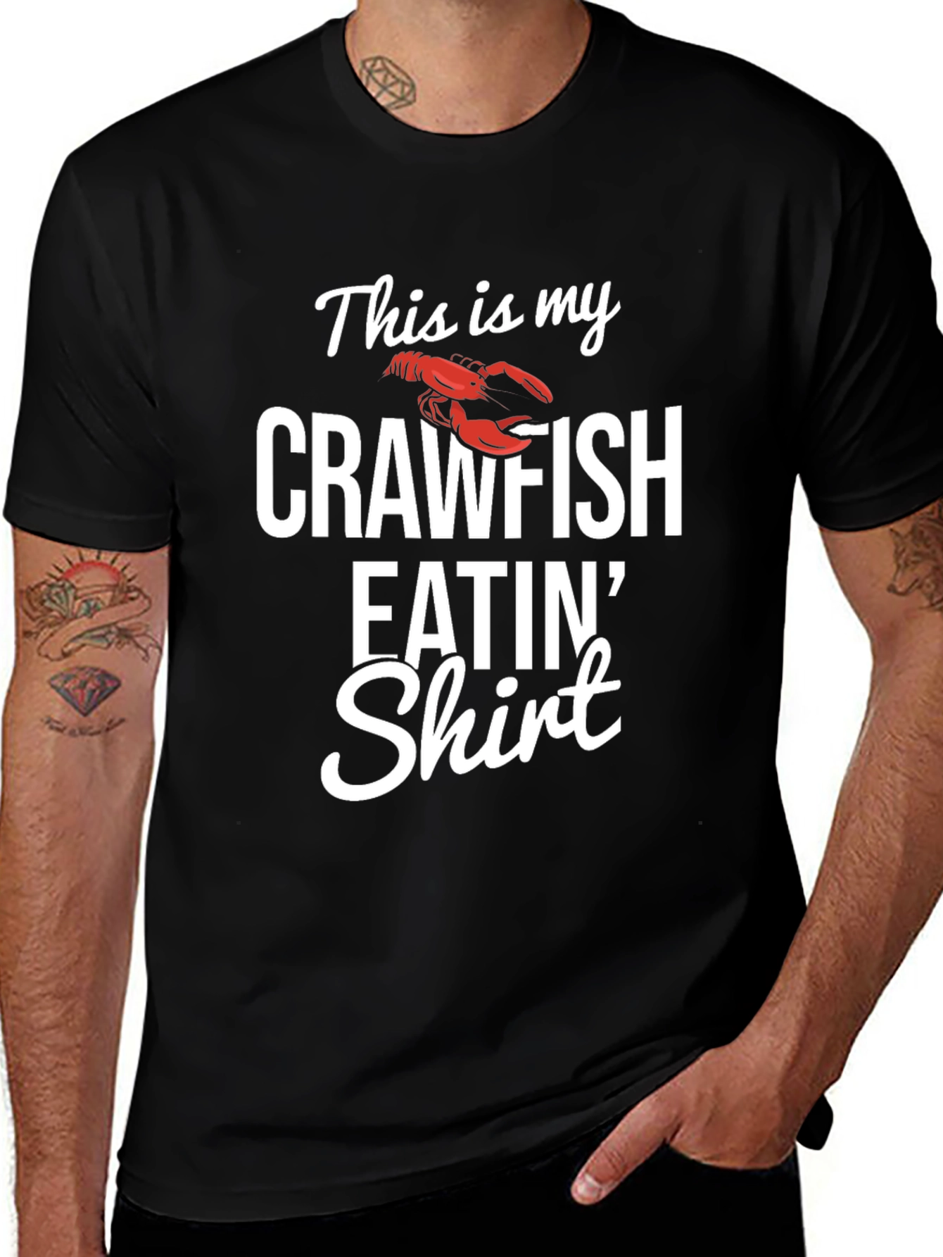 Crawfish Eatin Shirt - Funny Cajun T-Shirt
