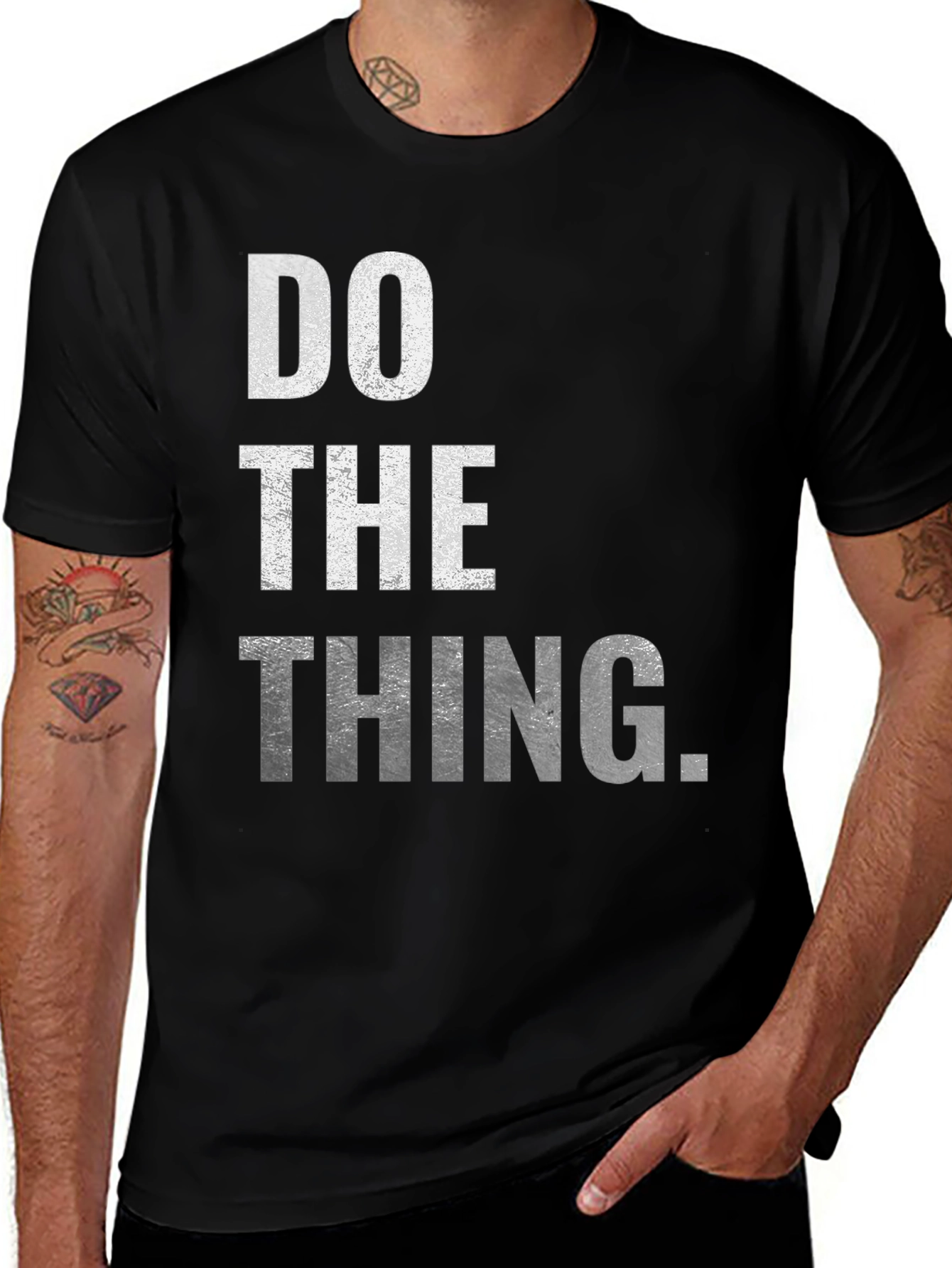 Do The Thing Graphic Tee - Black