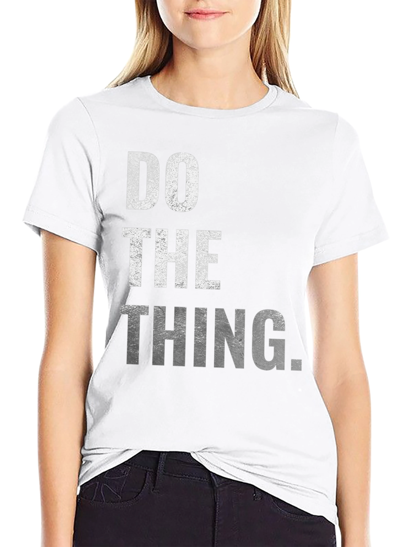 Do The Thing Graphic Tee - Black