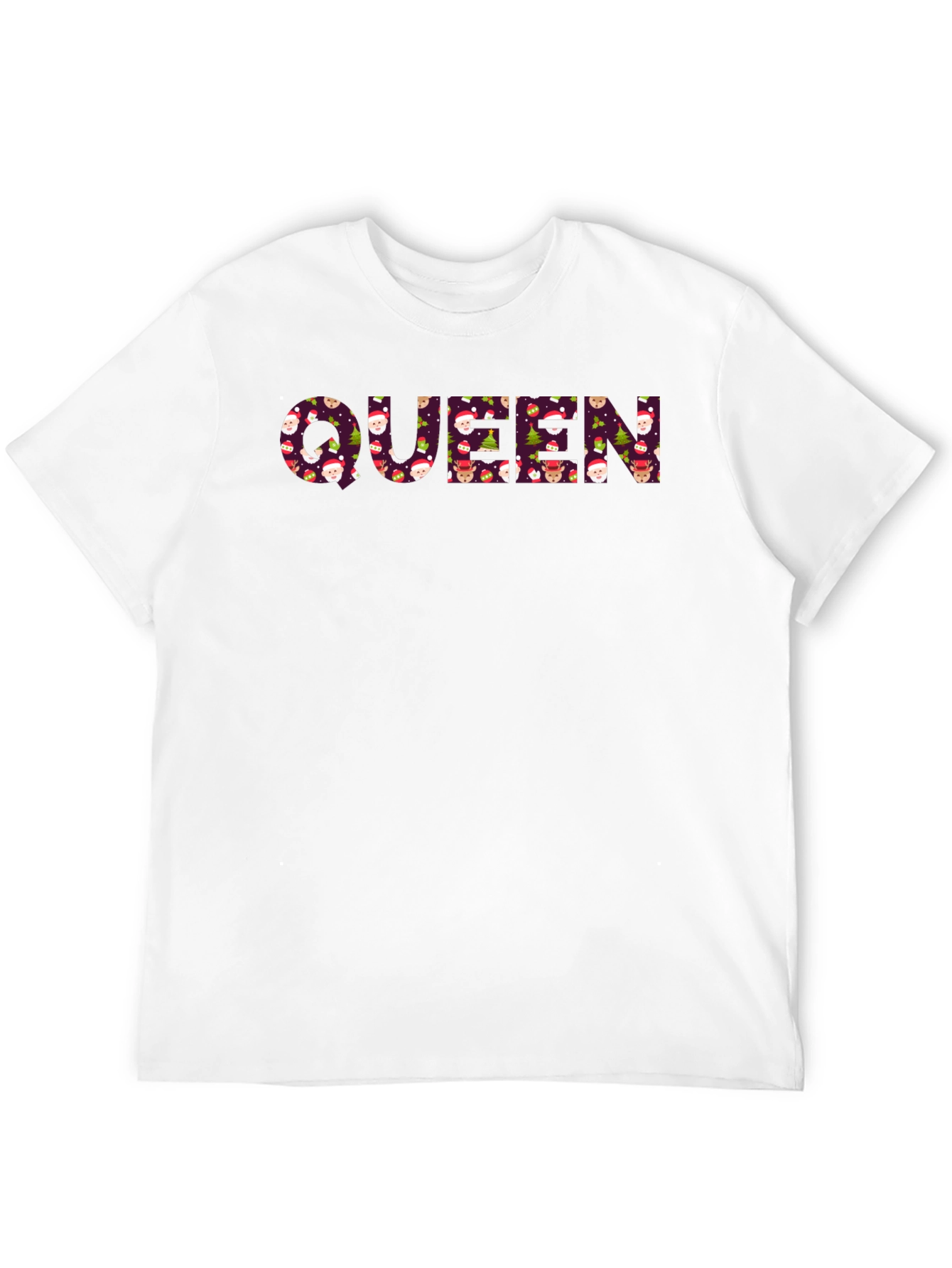 Queen Christmas Pattern T-Shirt