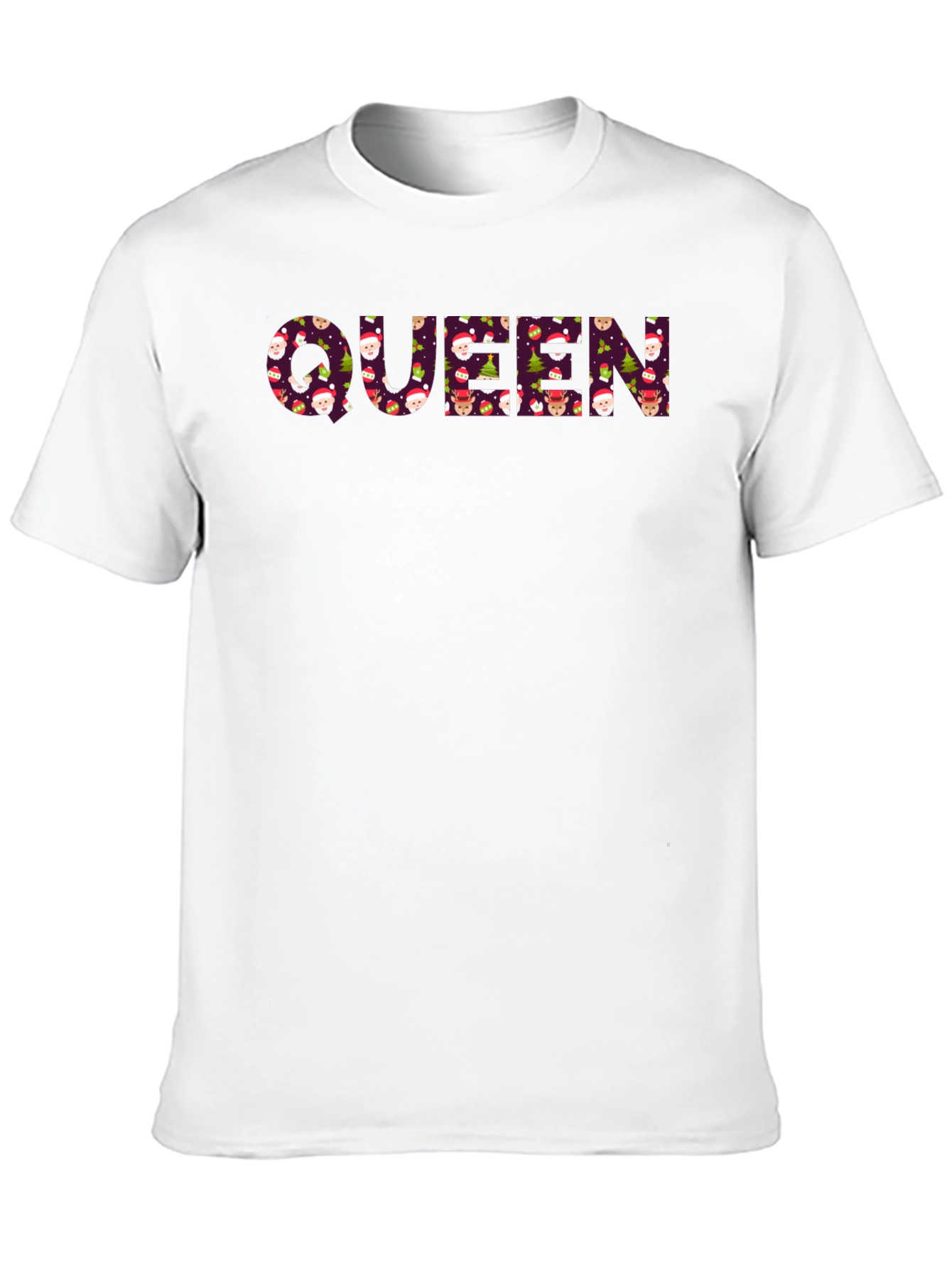 Queen Christmas Pattern T-Shirt
