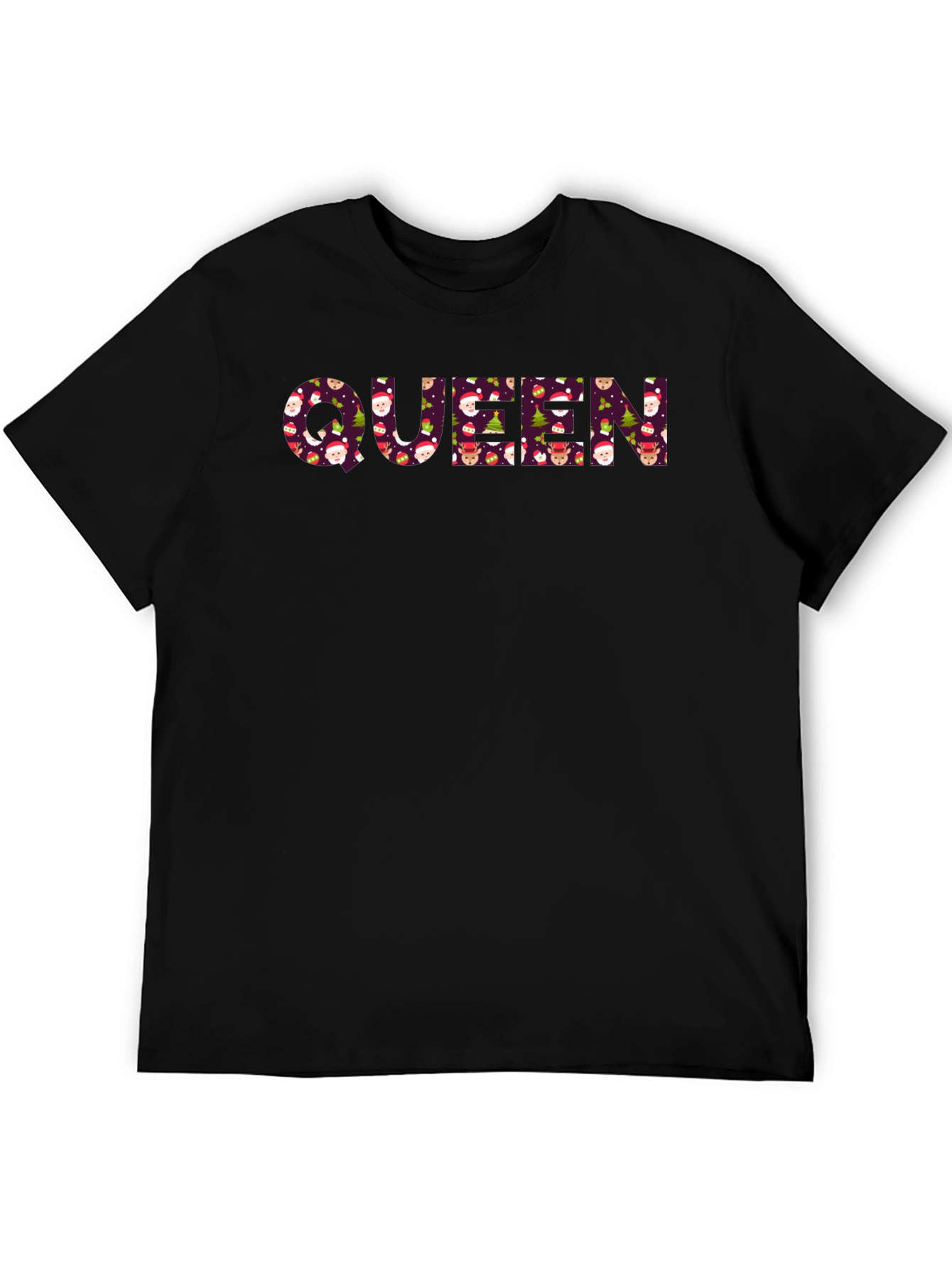 Queen Christmas Pattern T-Shirt