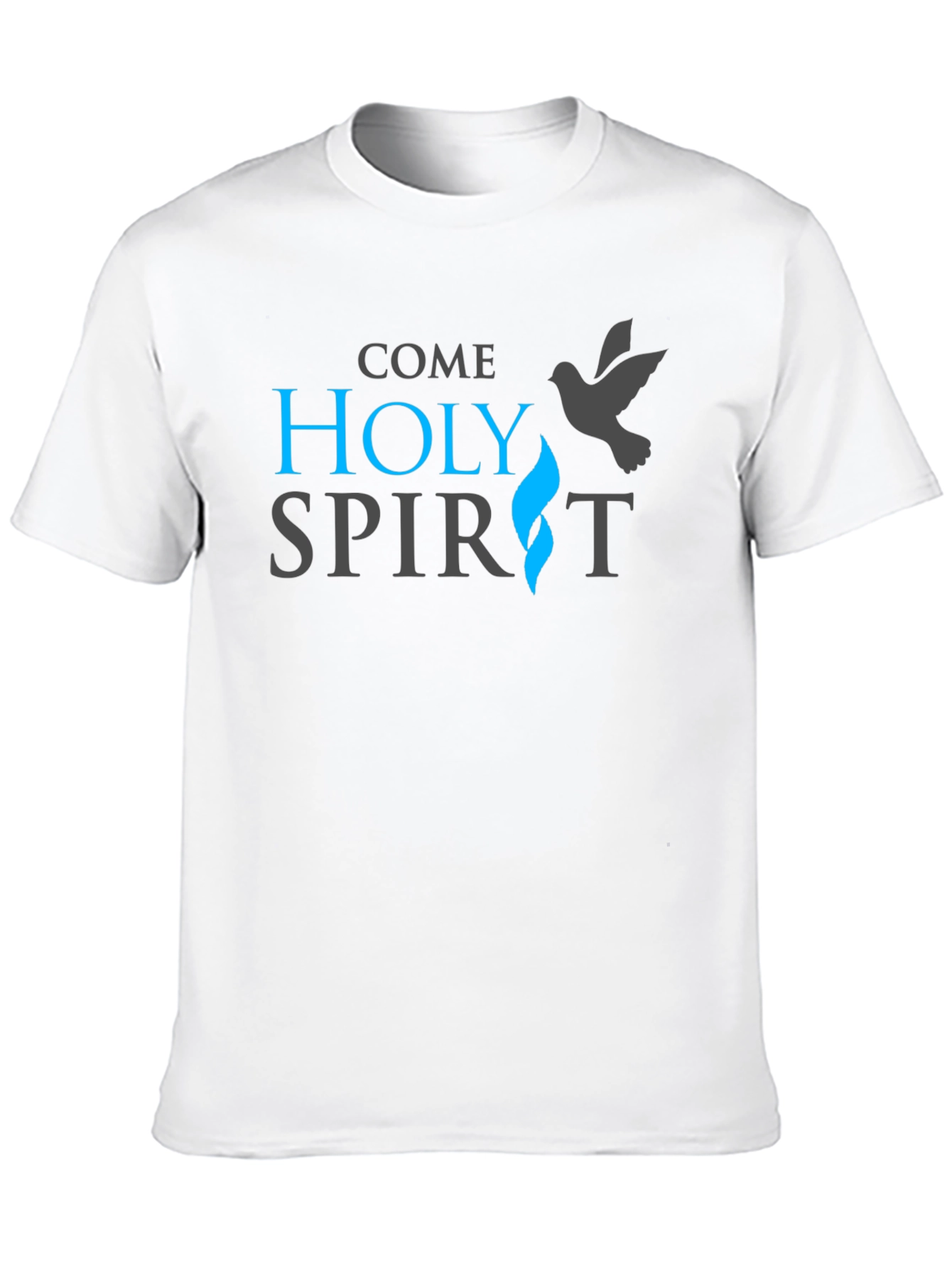 Come Holy Spirit Graphic Tee - Religious Christian T-Shirt