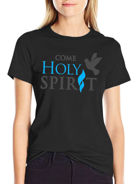 Come Holy Spirit Graphic Tee - Religious Christian T-Shirt