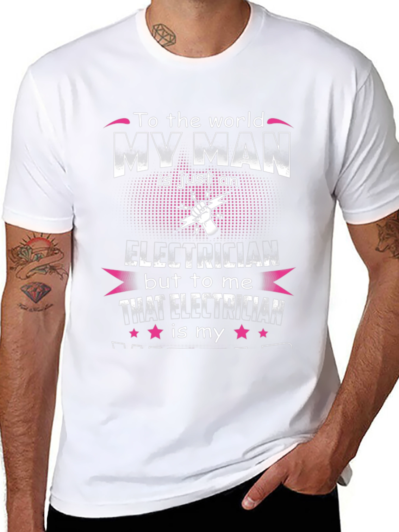 My Man is an Electrician T-Shirt