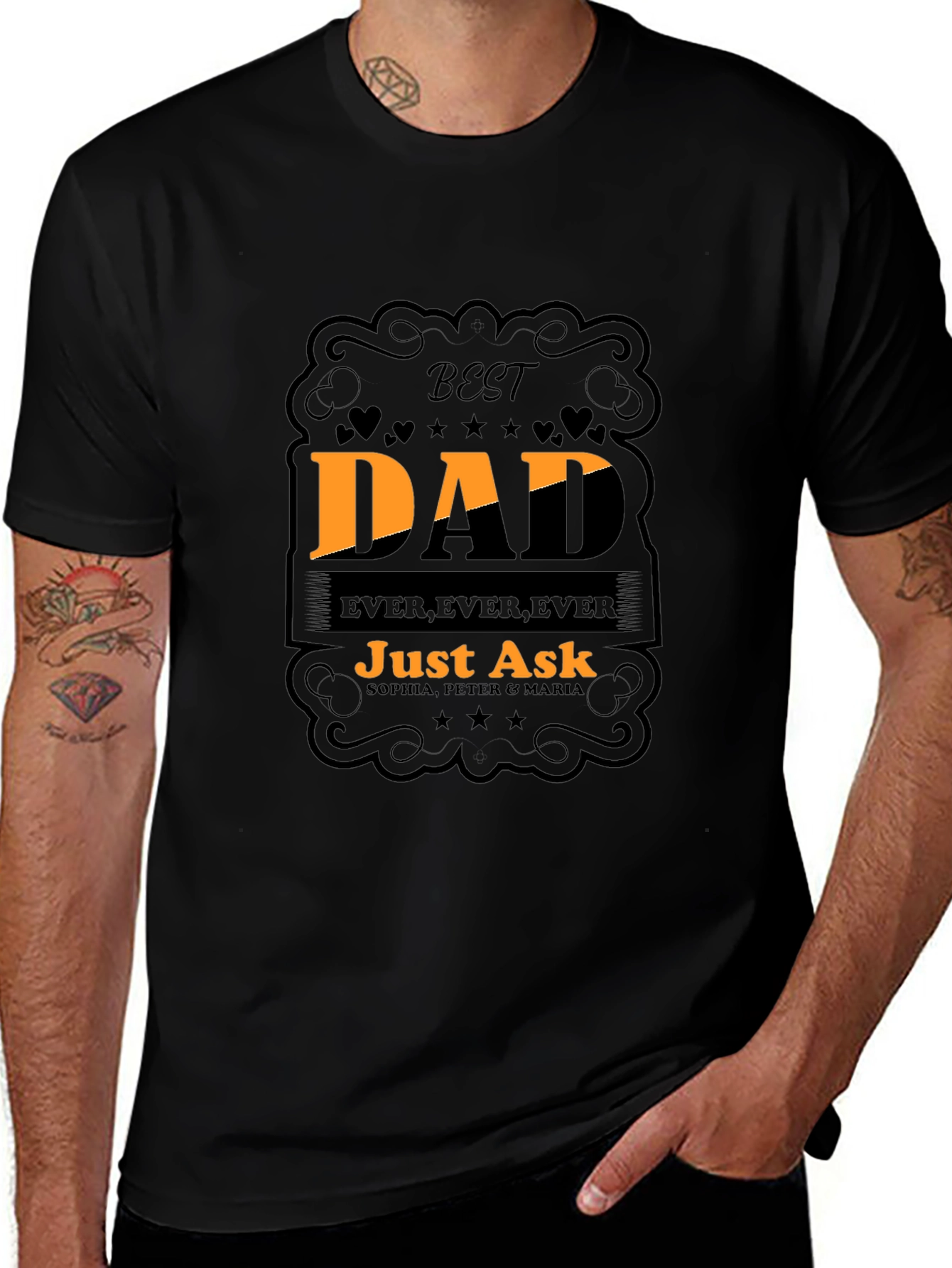 Best Dad Ever Graphic T-Shirt