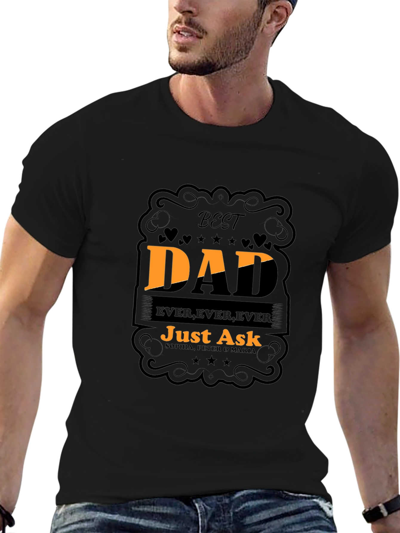 Best Dad Ever Graphic T-Shirt