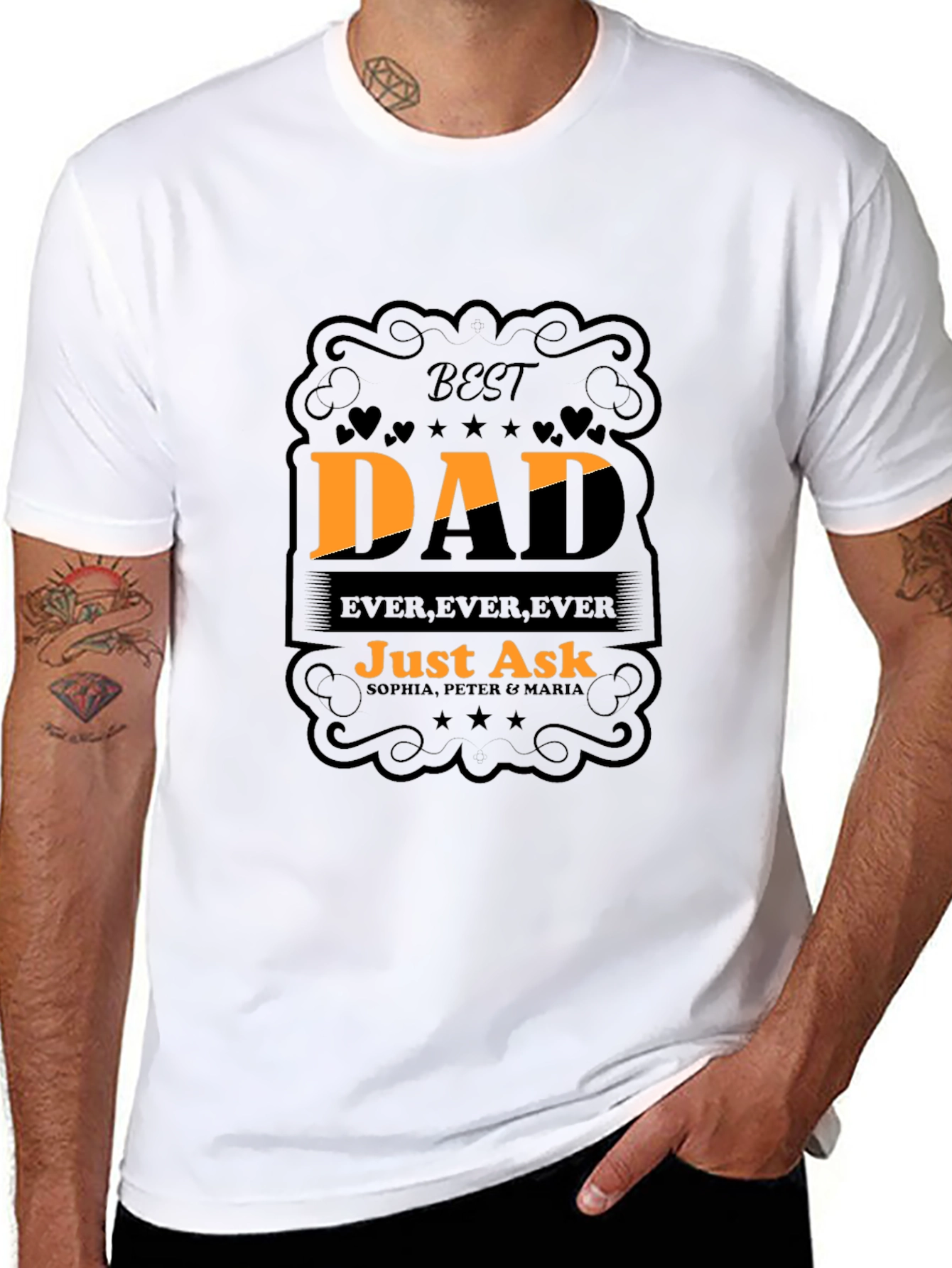 Best Dad Ever Graphic T-Shirt