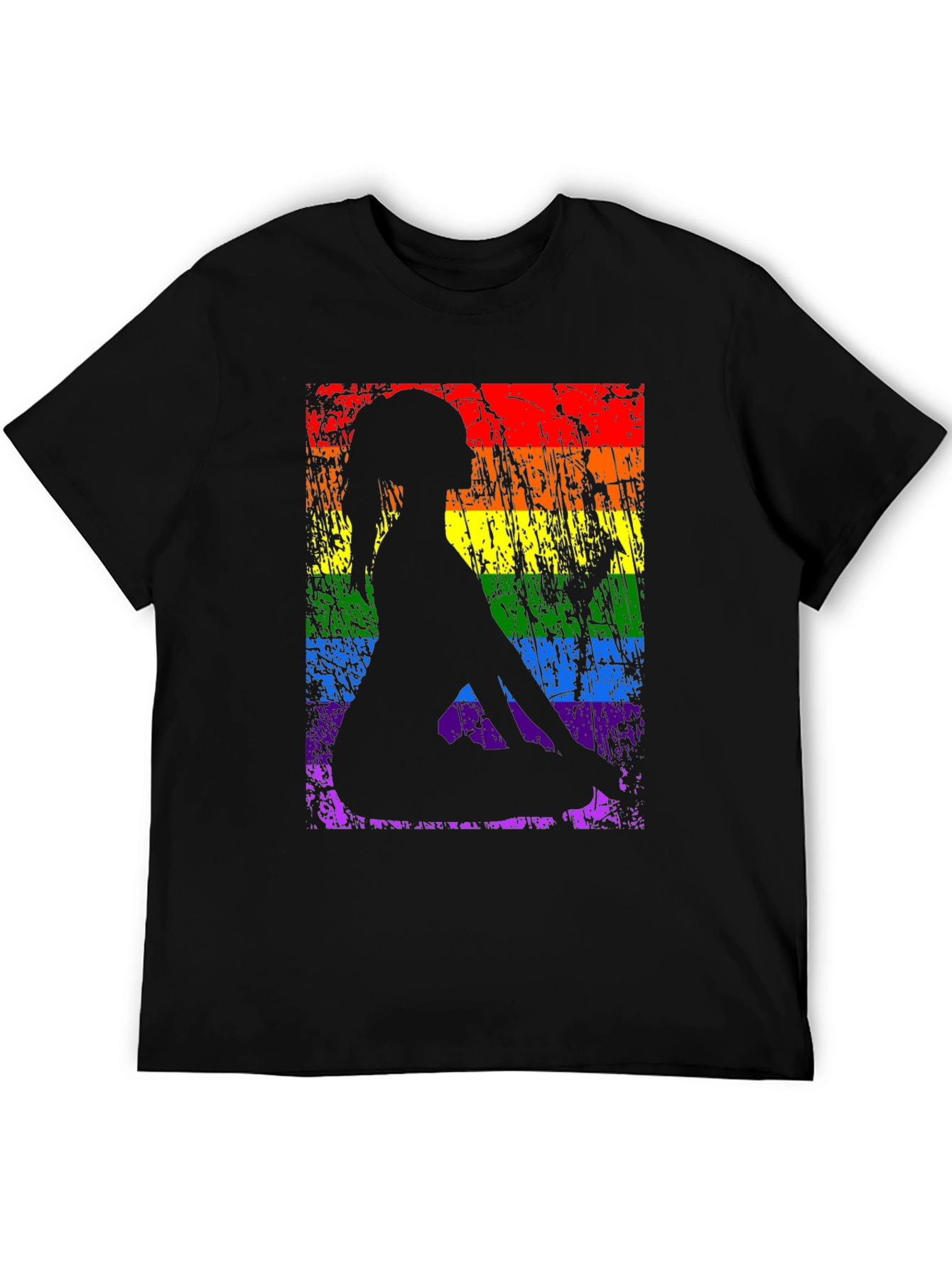Yoga Pose LGBTQ Pride T-Shirt