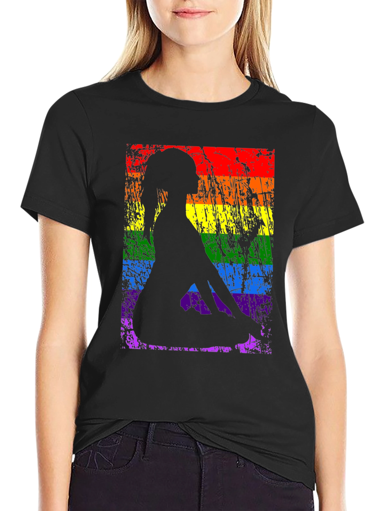 Yoga Pose LGBTQ Pride T-Shirt