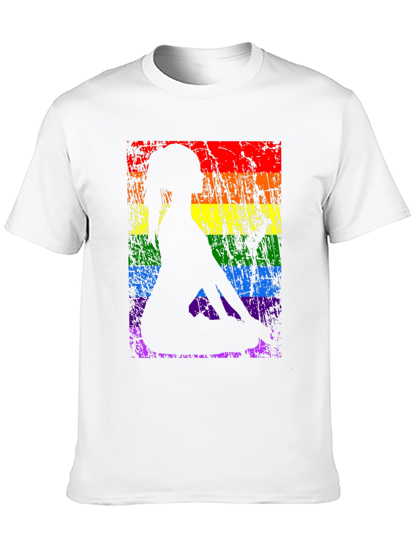 Yoga Pose LGBTQ Pride T-Shirt