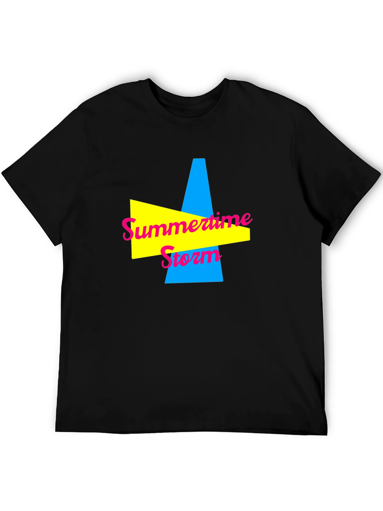 Summertime Storm Graphic Tee - Retro Style