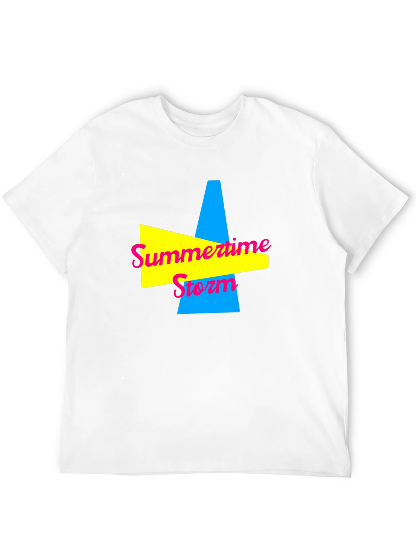 Summertime Storm Graphic Tee - Retro Style