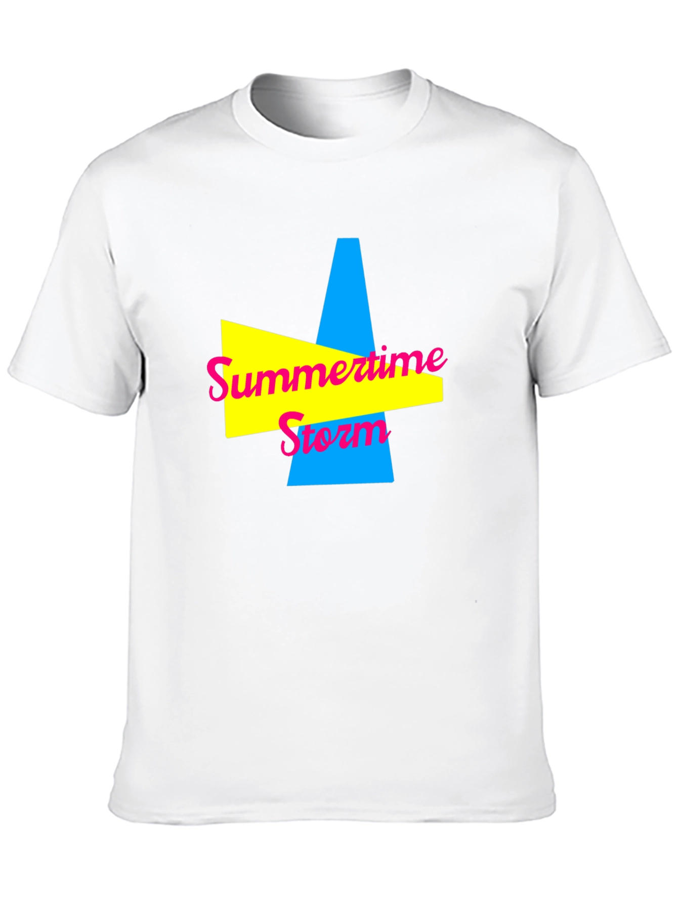 Summertime Storm Graphic Tee - Retro Style