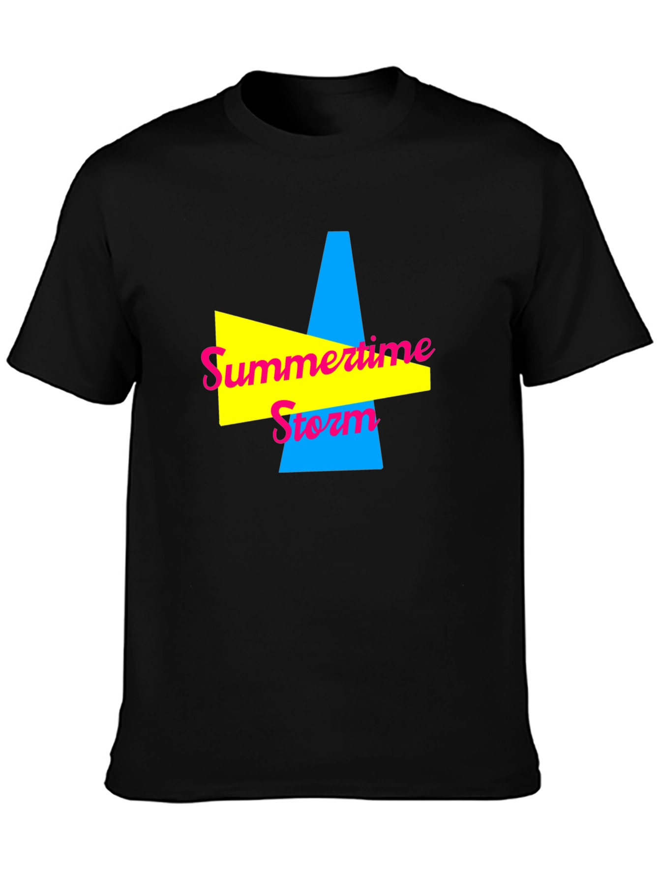 Summertime Storm Graphic Tee - Retro Style
