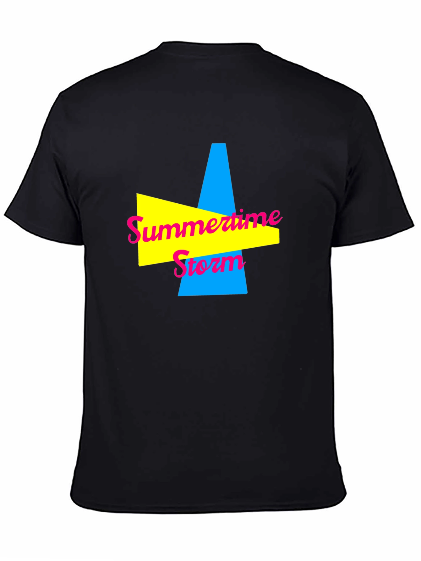 Summertime Storm Graphic Tee - Retro Style