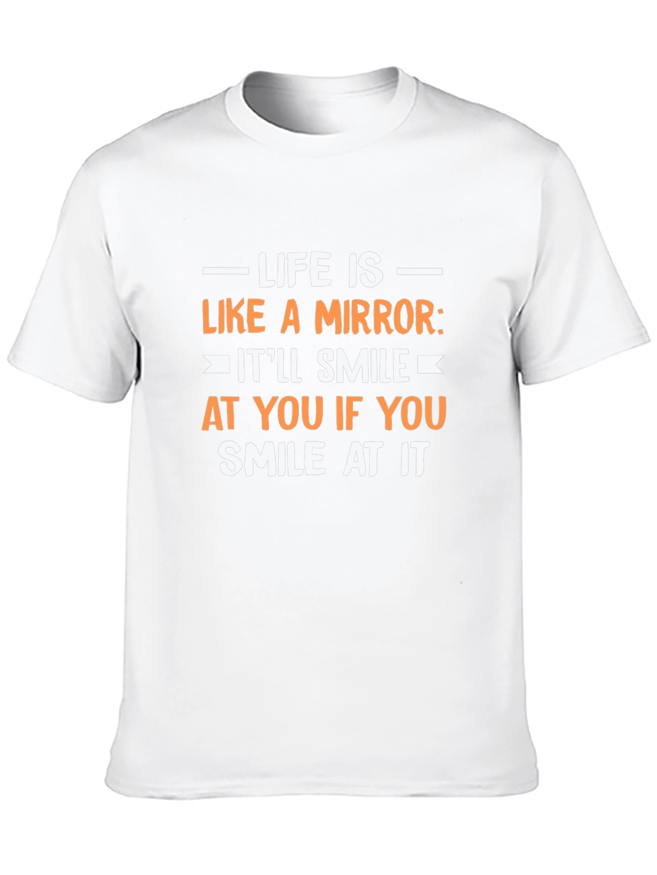 Life is Like a Mirror Graphic T-Shirt