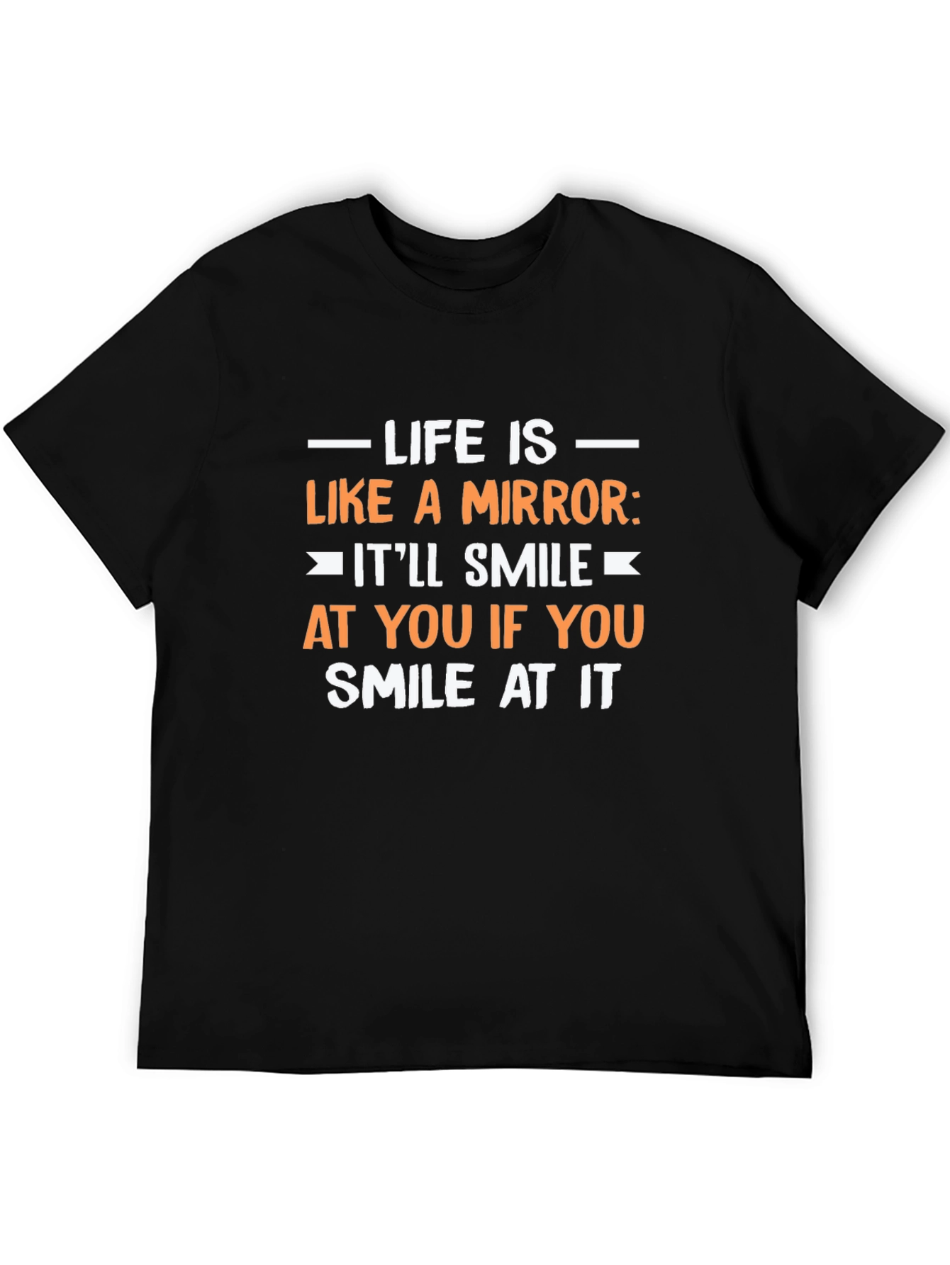 Life is Like a Mirror Graphic T-Shirt