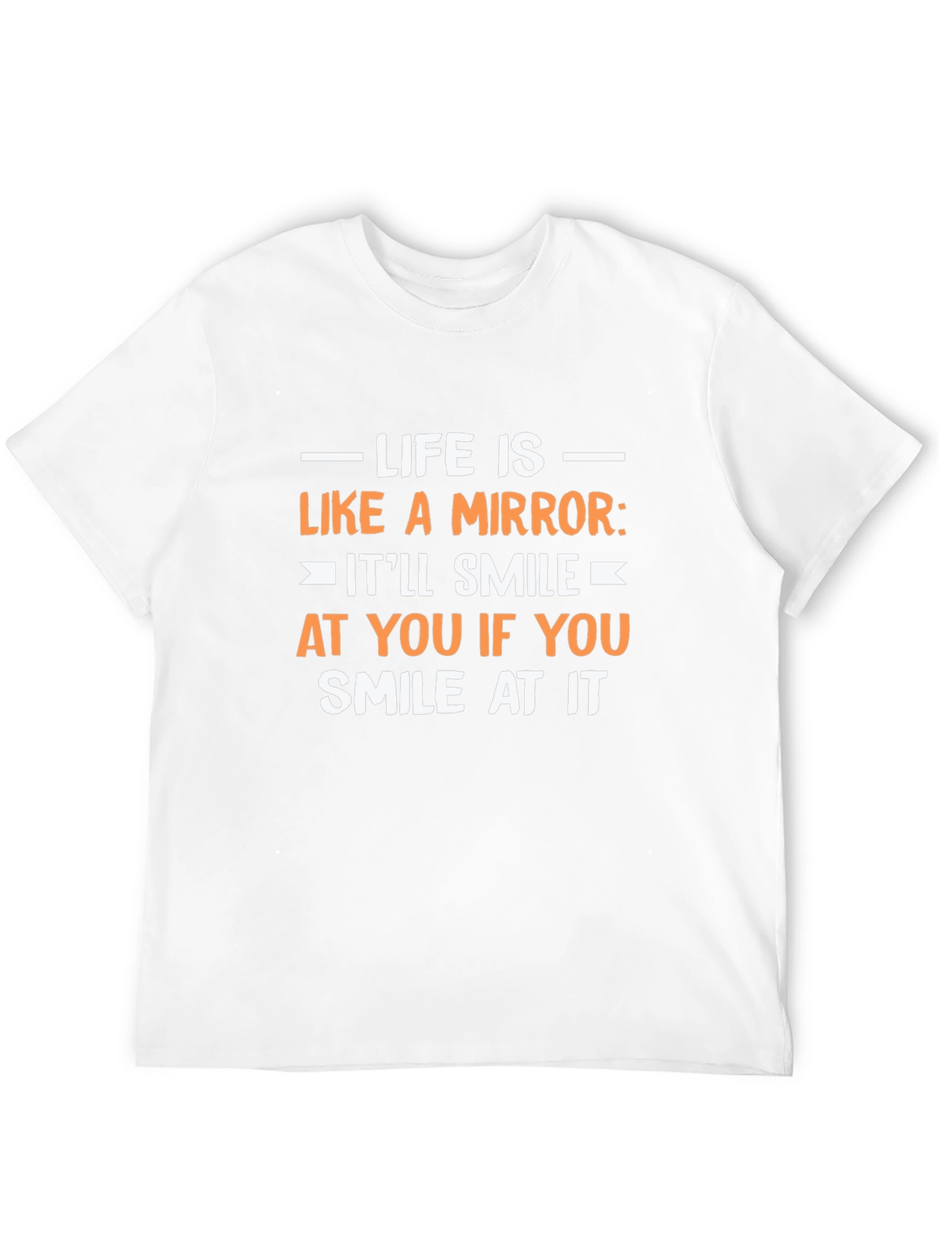 Life is Like a Mirror Graphic T-Shirt