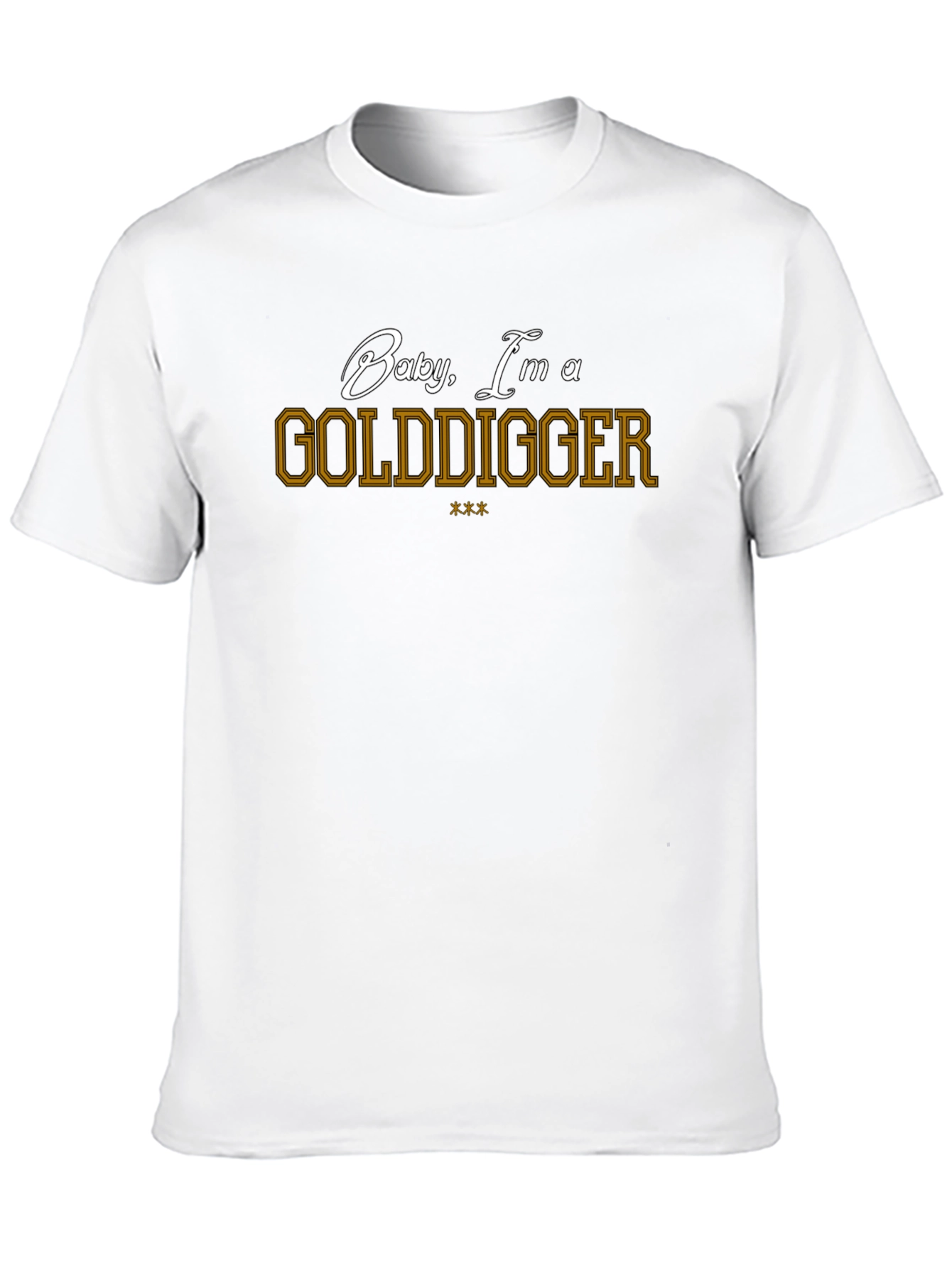 Golddigger Statement Graphic Tee - Mens Short Sleeve