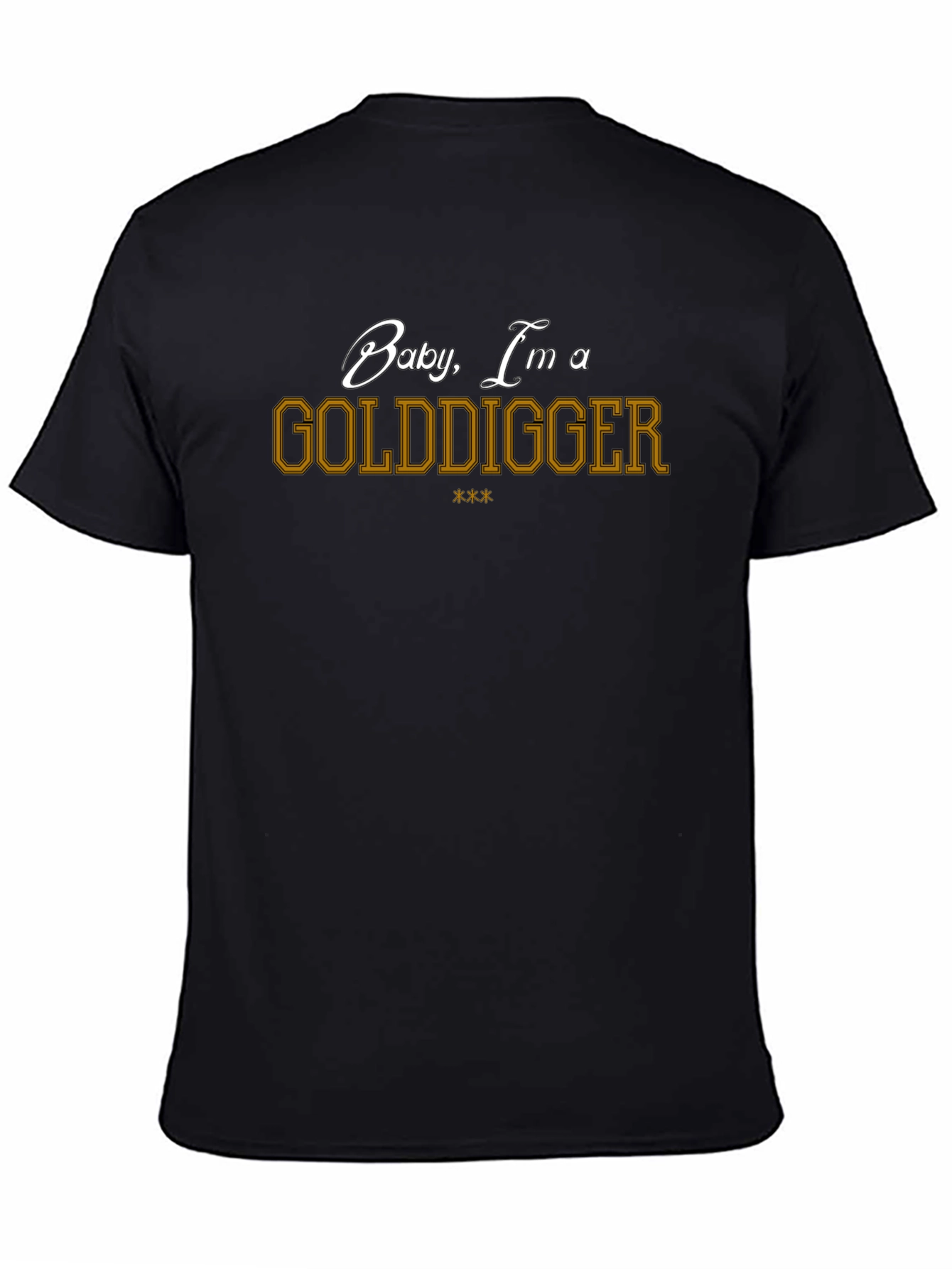 Golddigger Statement Graphic Tee - Mens Short Sleeve