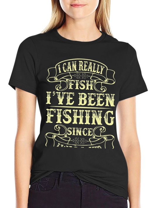 Funny Fishing T-Shirt - I Can Really Fish