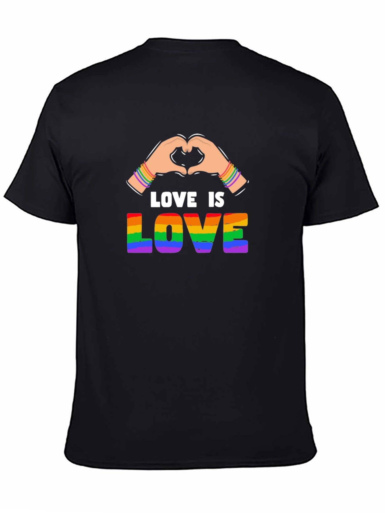 Love is Love LGBTQ+ Pride Graphic T-Shirt