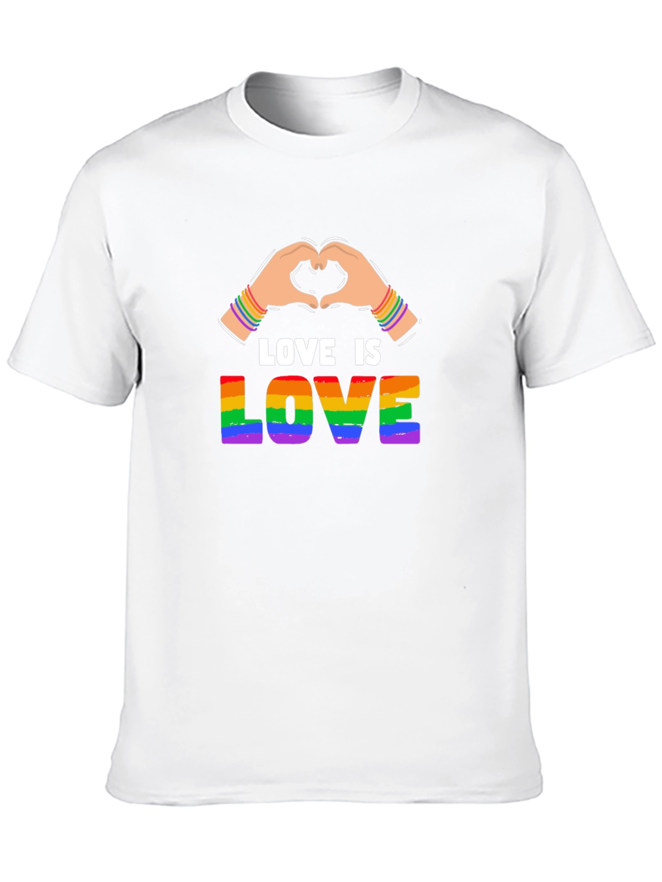 Love is Love LGBTQ+ Pride Graphic T-Shirt