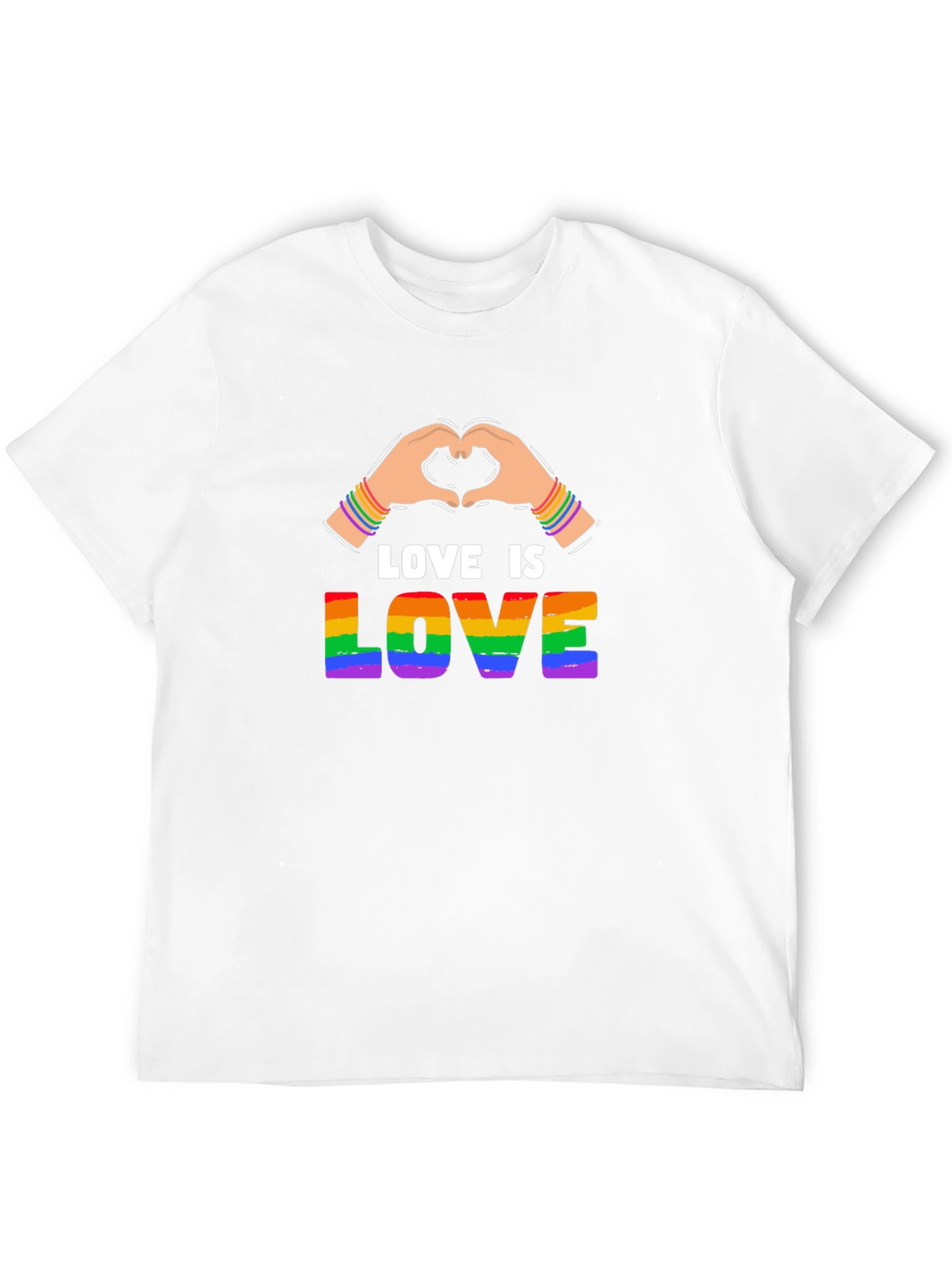 Love is Love LGBTQ+ Pride Graphic T-Shirt