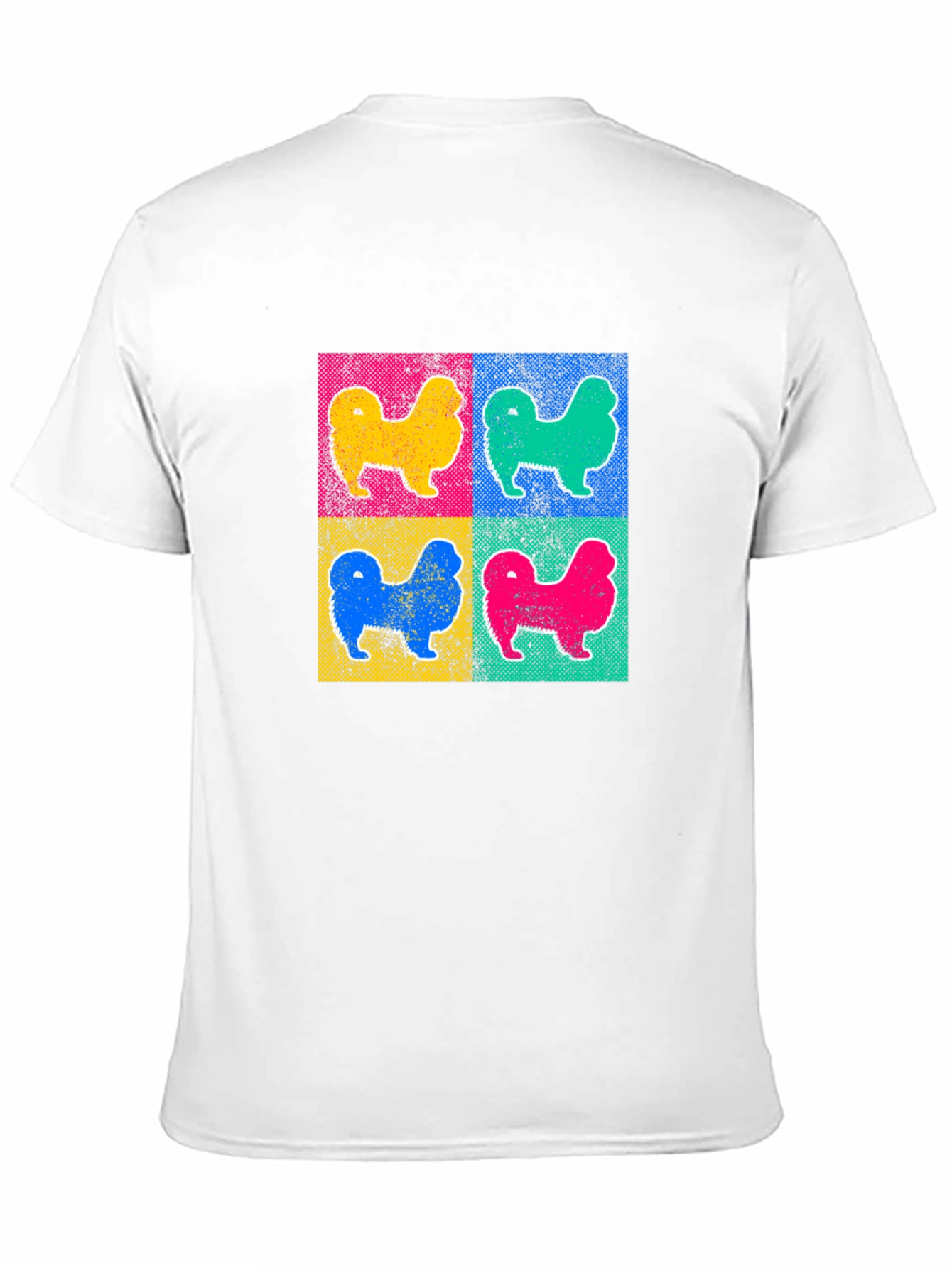 Pop Art Dog Graphic Tee - Retro Style