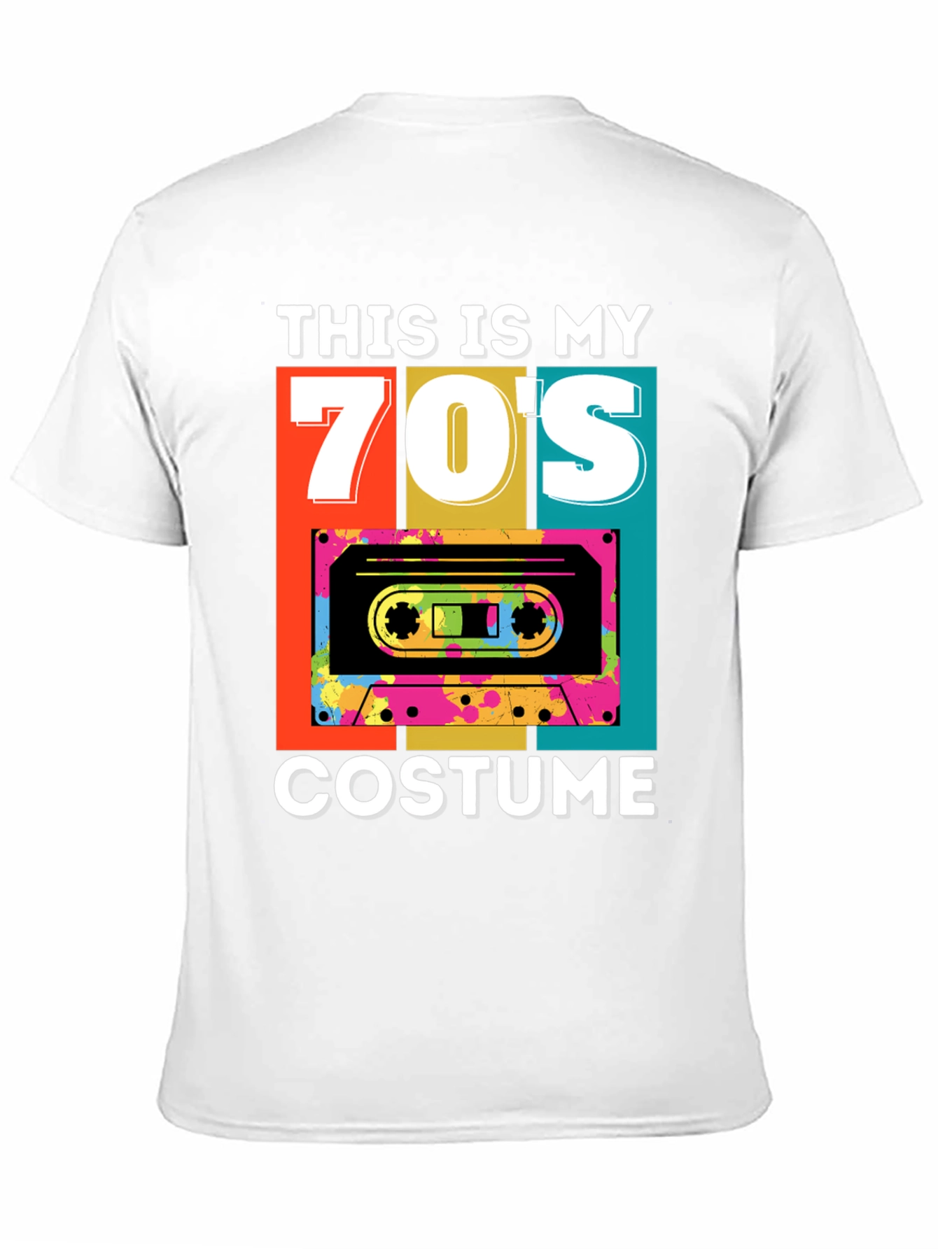Retro 70s Costume Cassette T-Shirt
