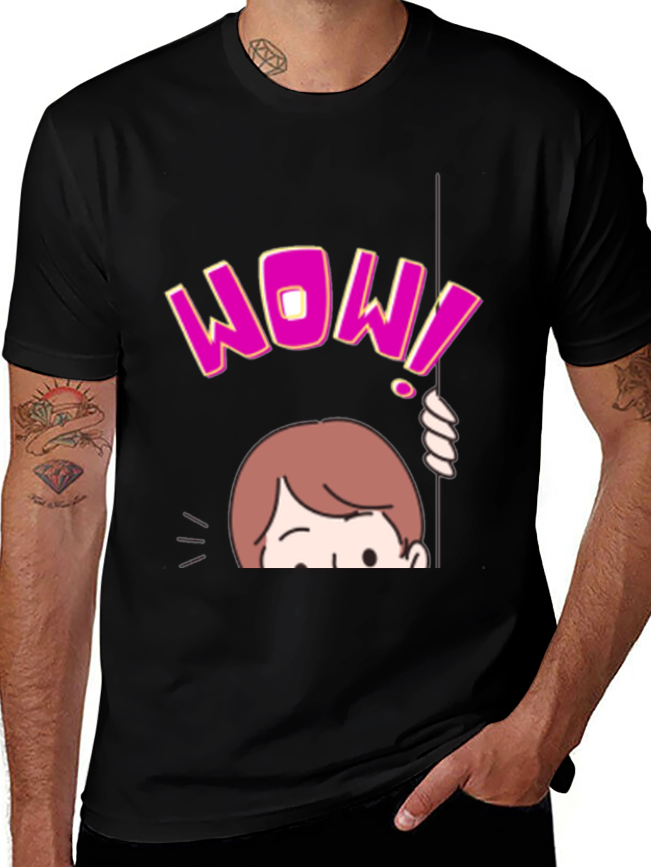 WOW! Graphic Print T-Shirt