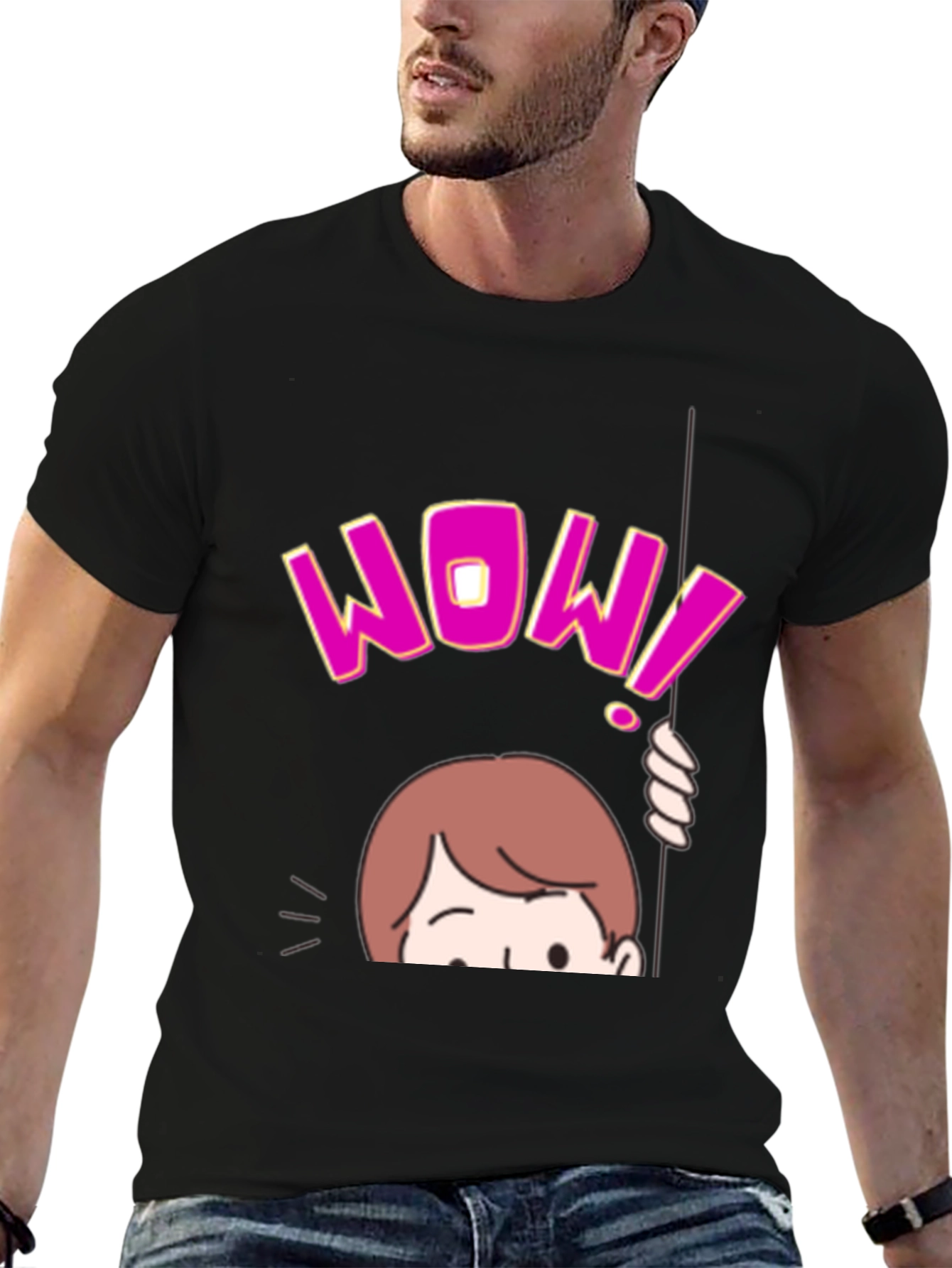 WOW! Graphic Print T-Shirt