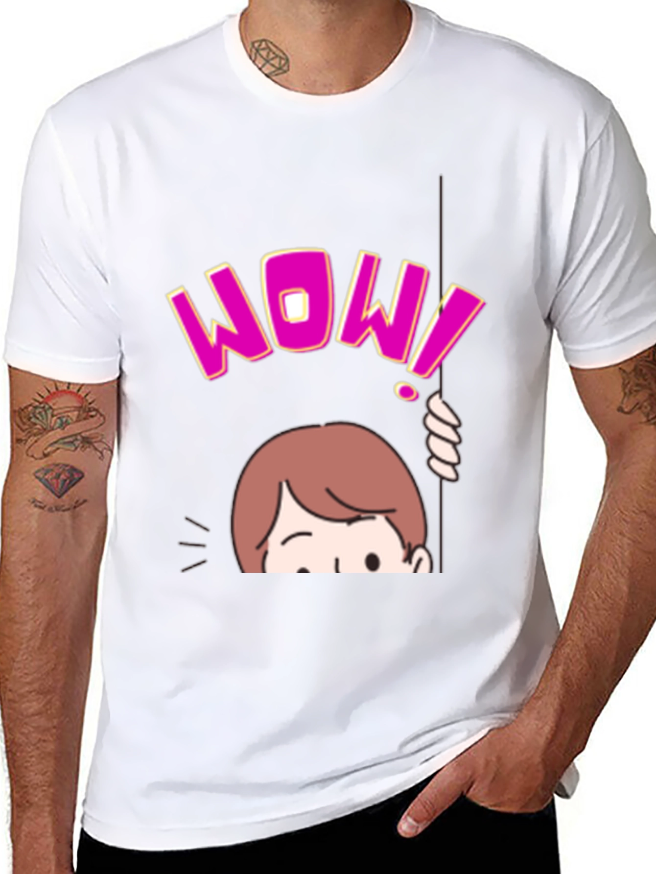 WOW! Graphic Print T-Shirt