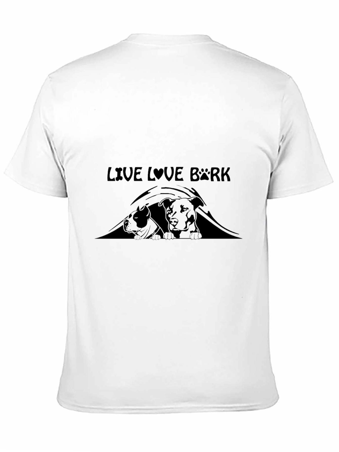 Live Love Bark Graphic T-Shirt