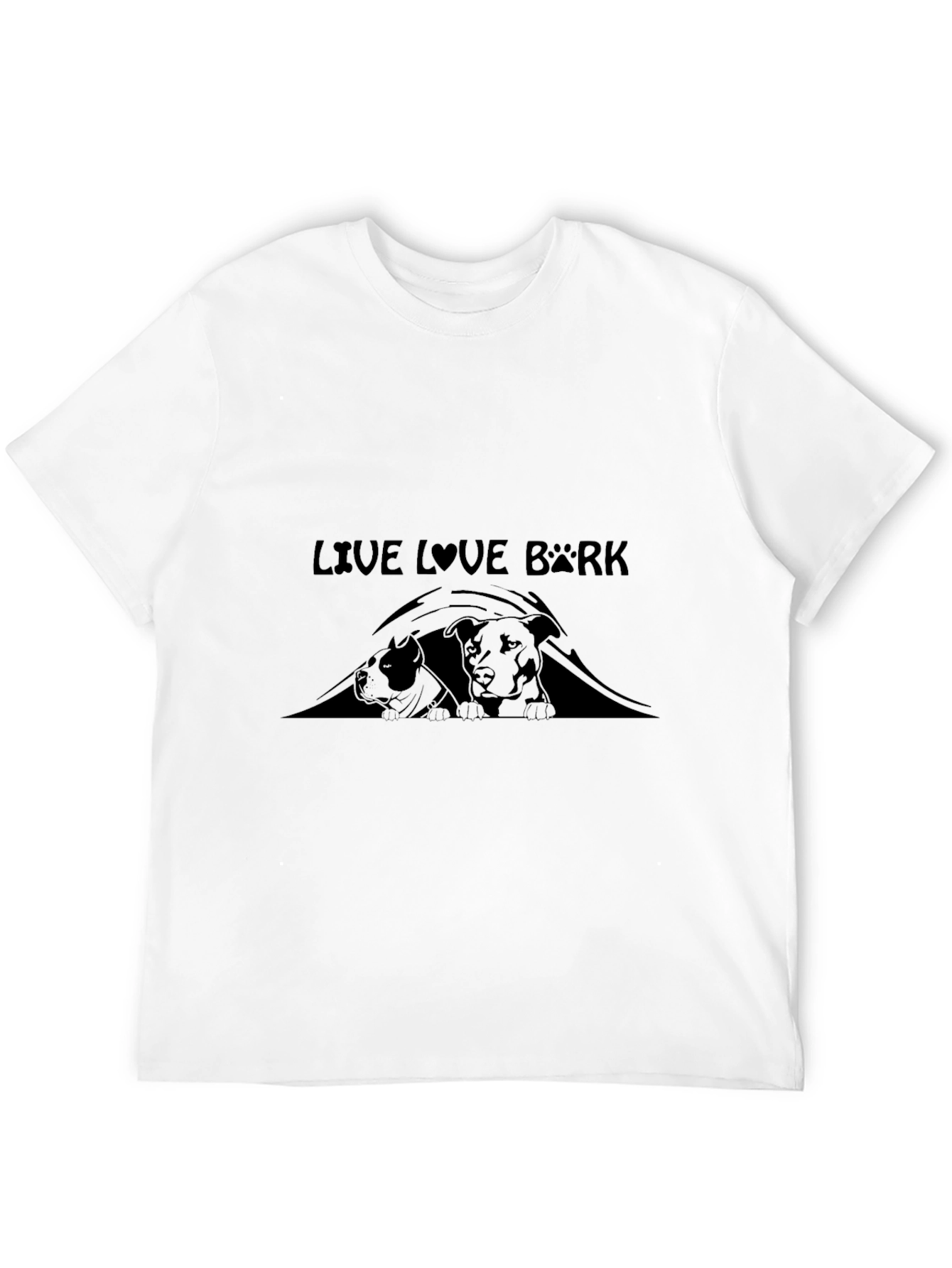 Live Love Bark Graphic T-Shirt