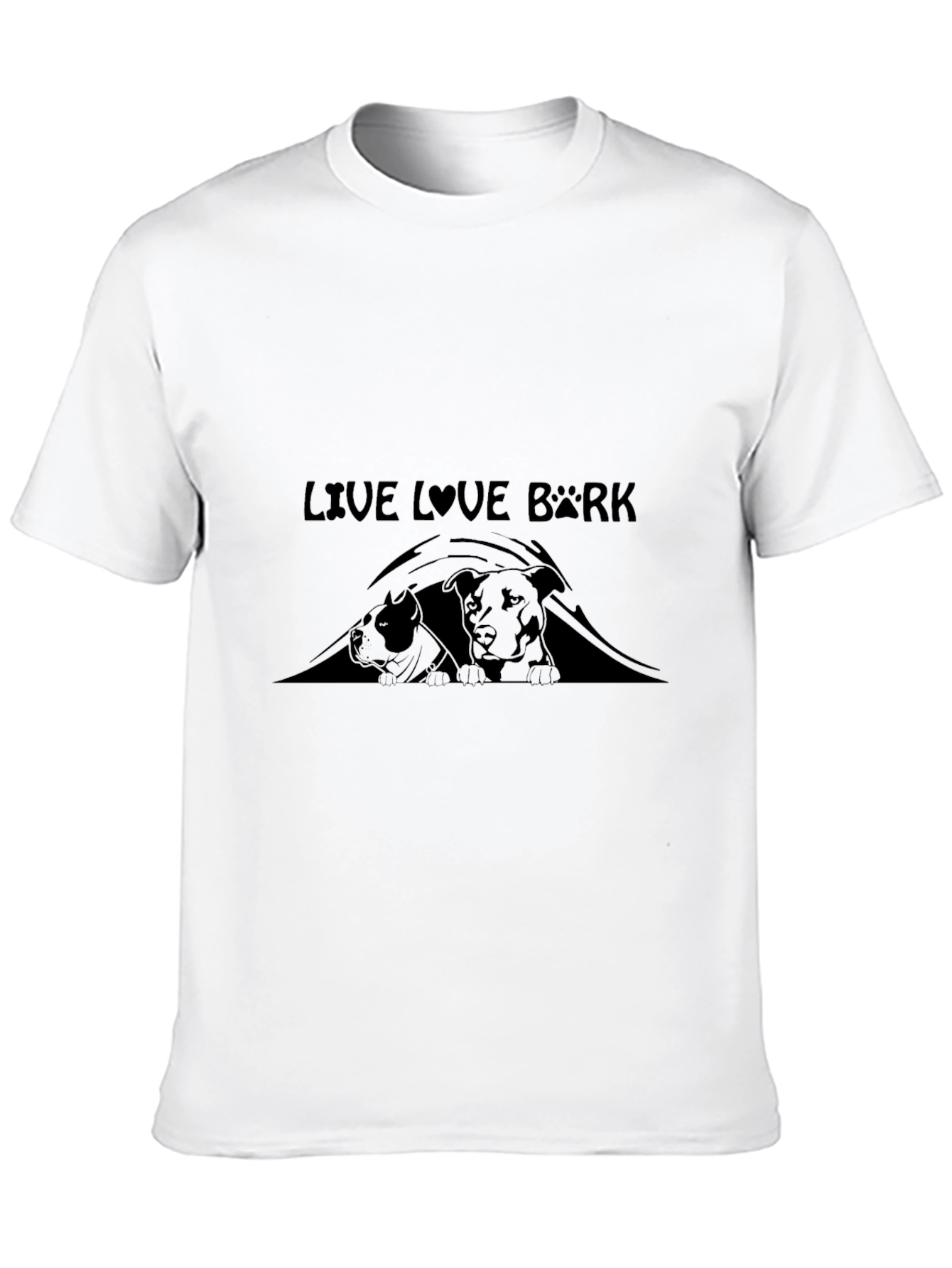 Live Love Bark Graphic T-Shirt