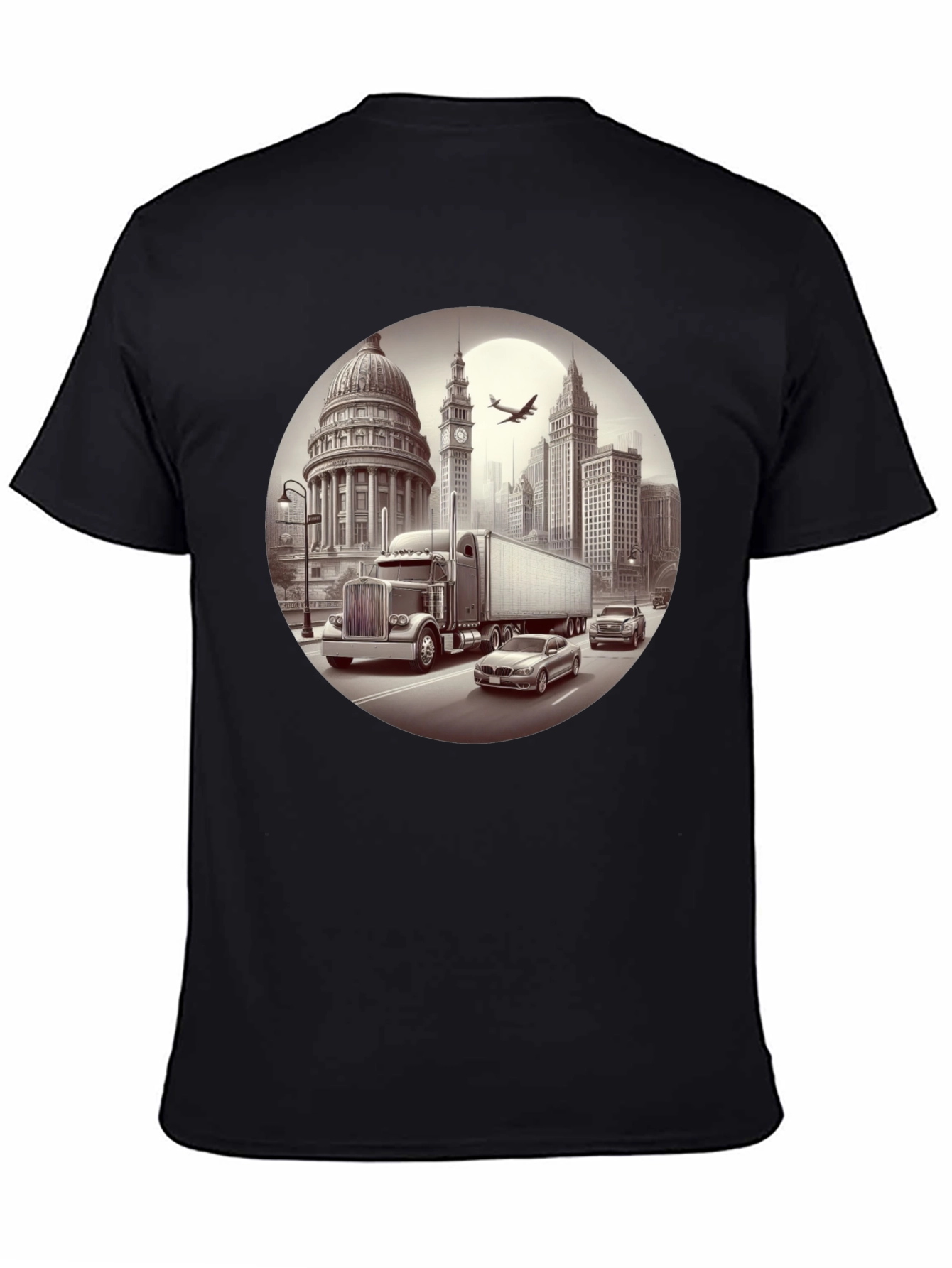 Cityscape Trucker Tee