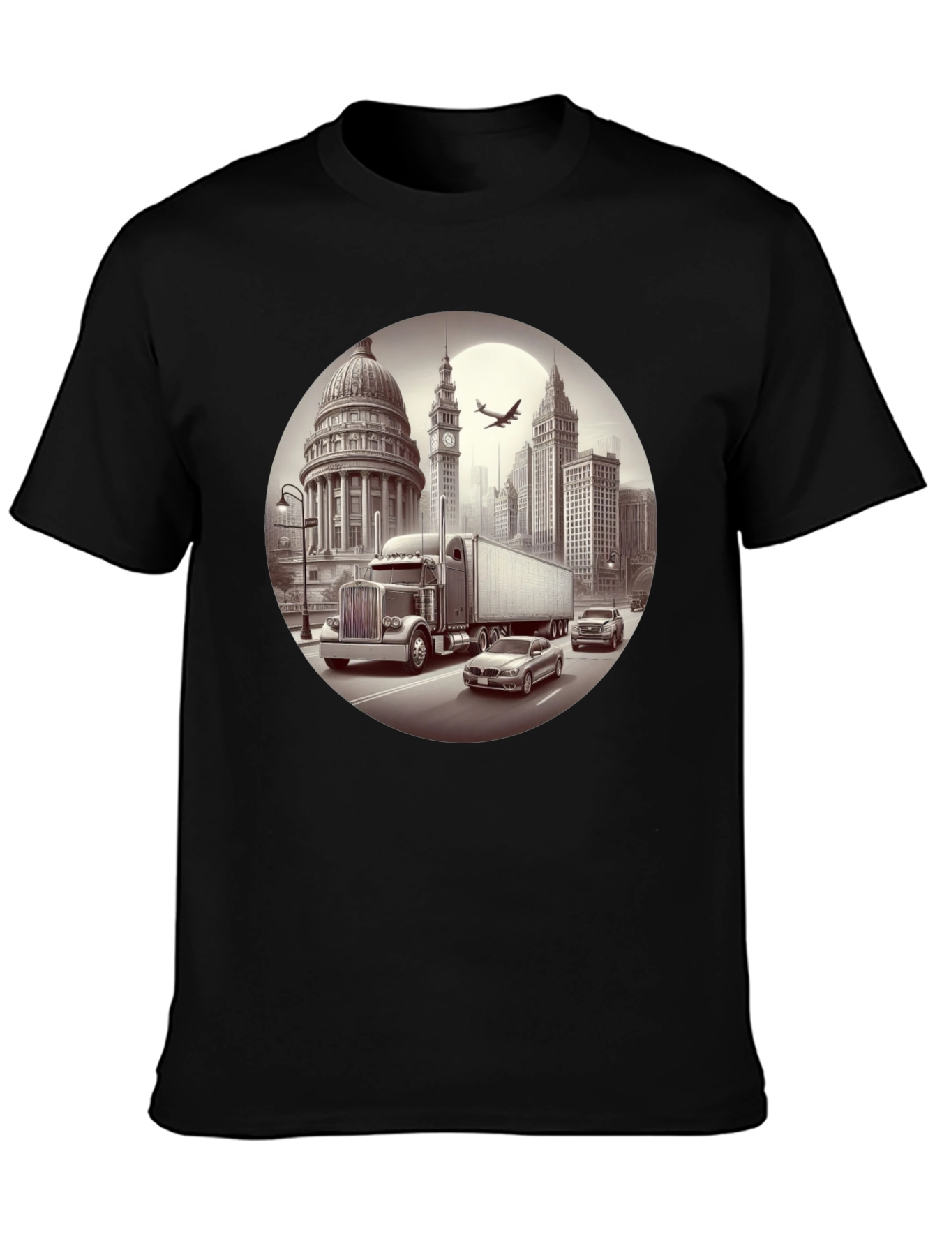 Cityscape Trucker Tee