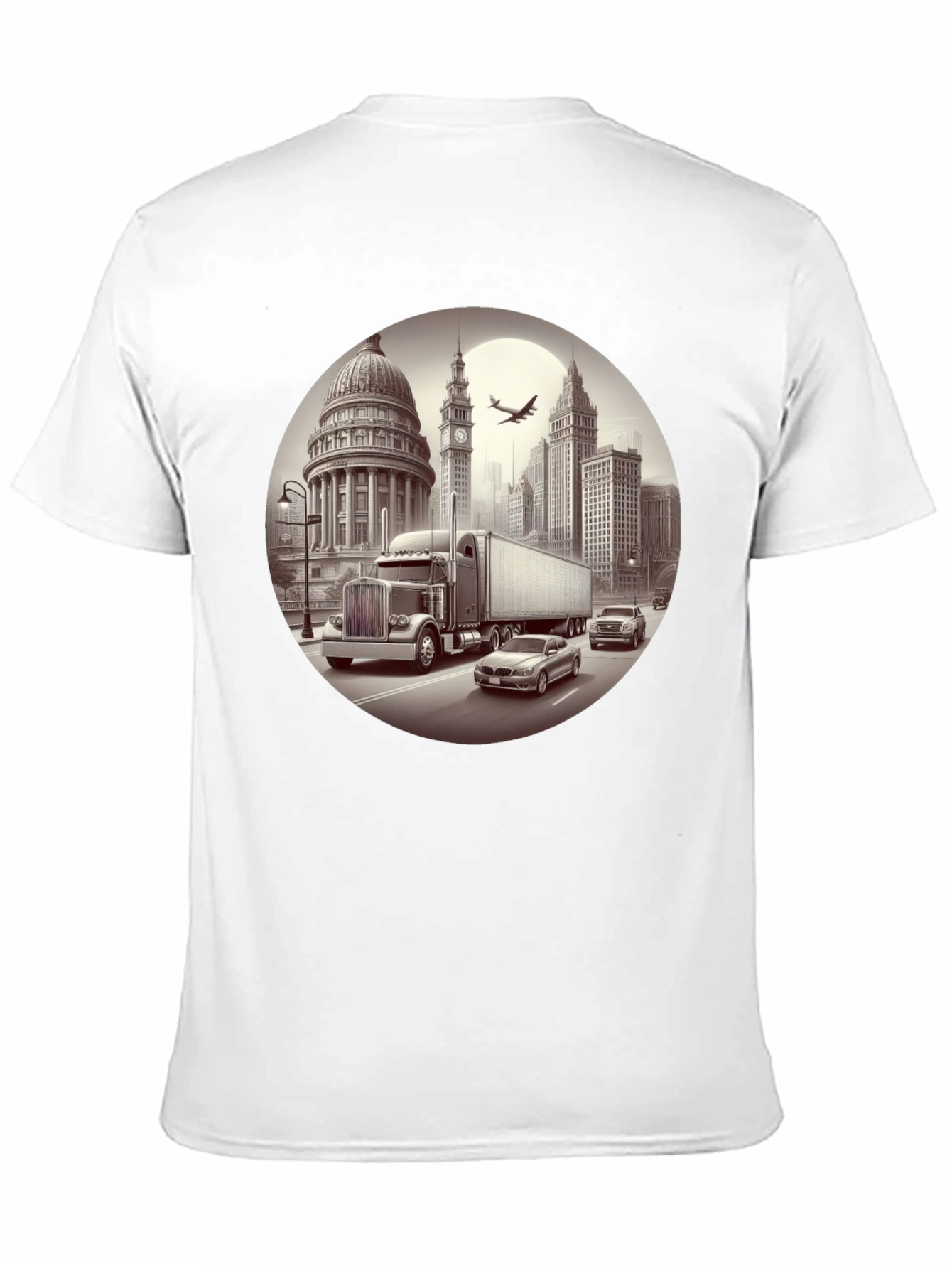 Cityscape Trucker Tee