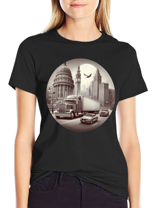 Cityscape Trucker Tee