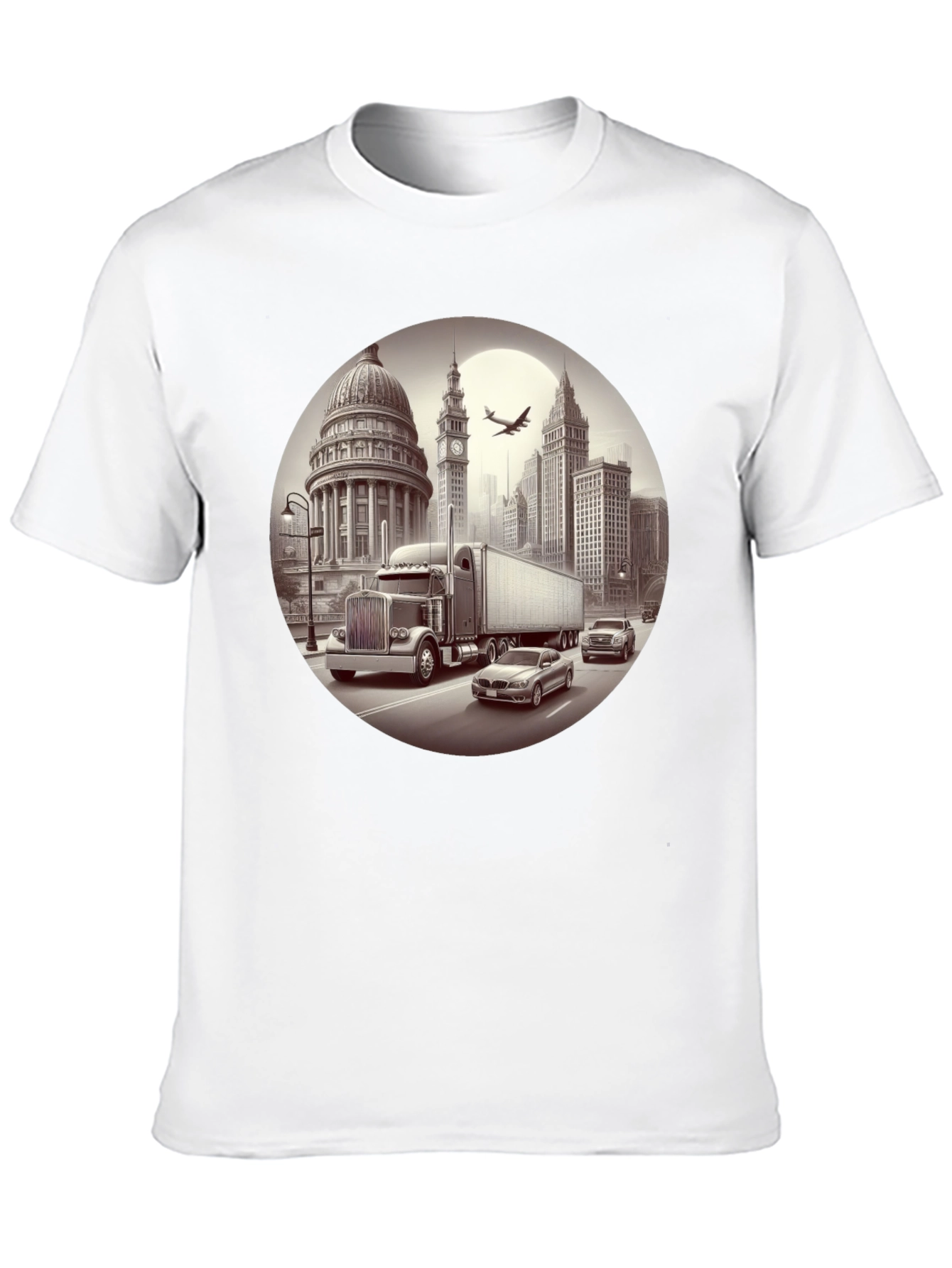 Cityscape Trucker Tee