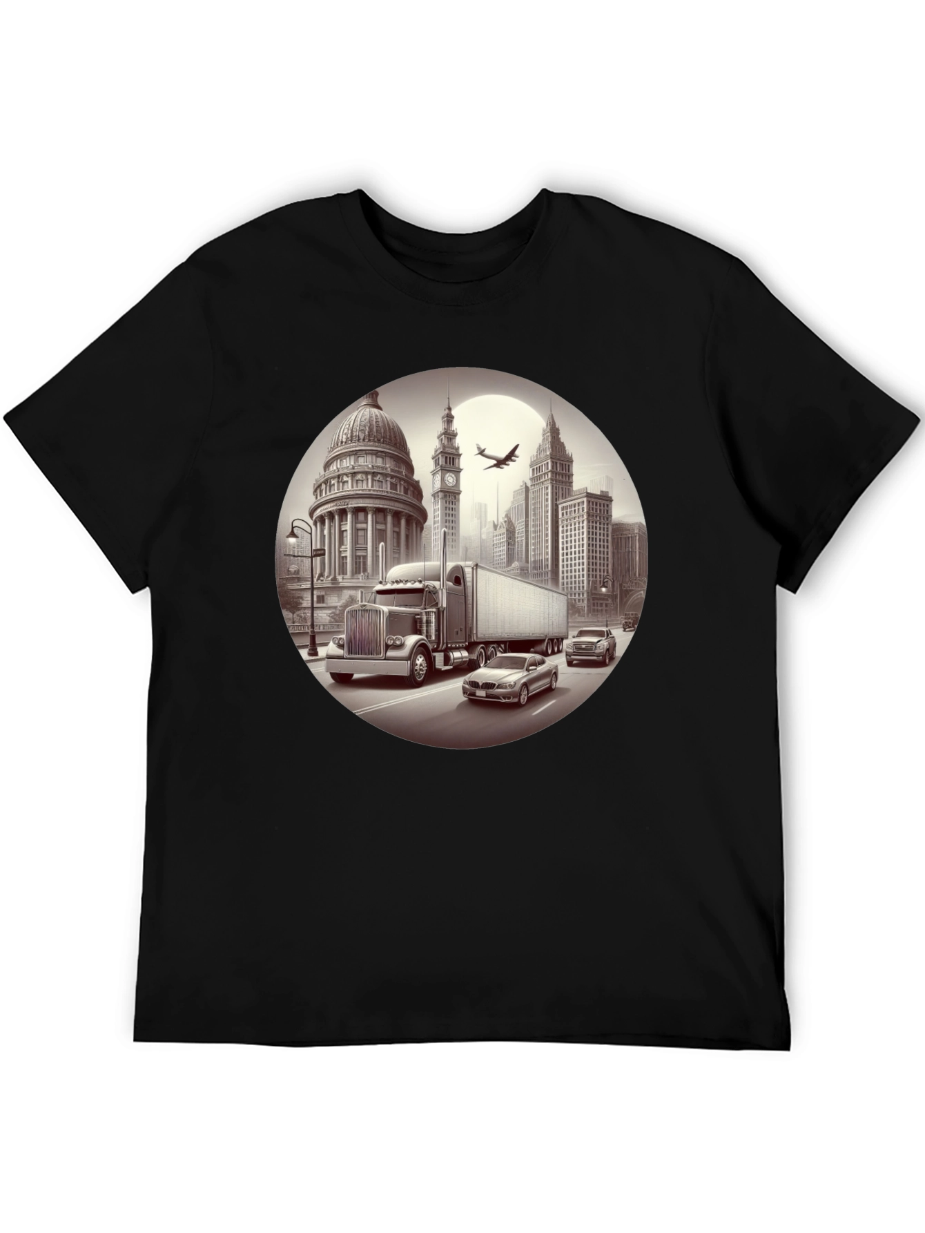 Cityscape Trucker Tee