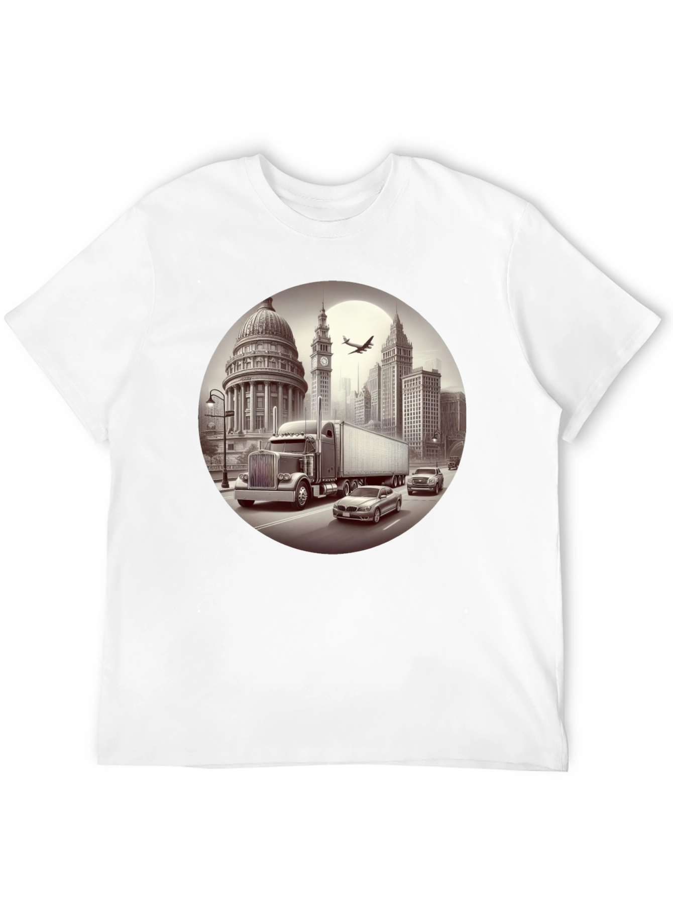 Cityscape Trucker Tee