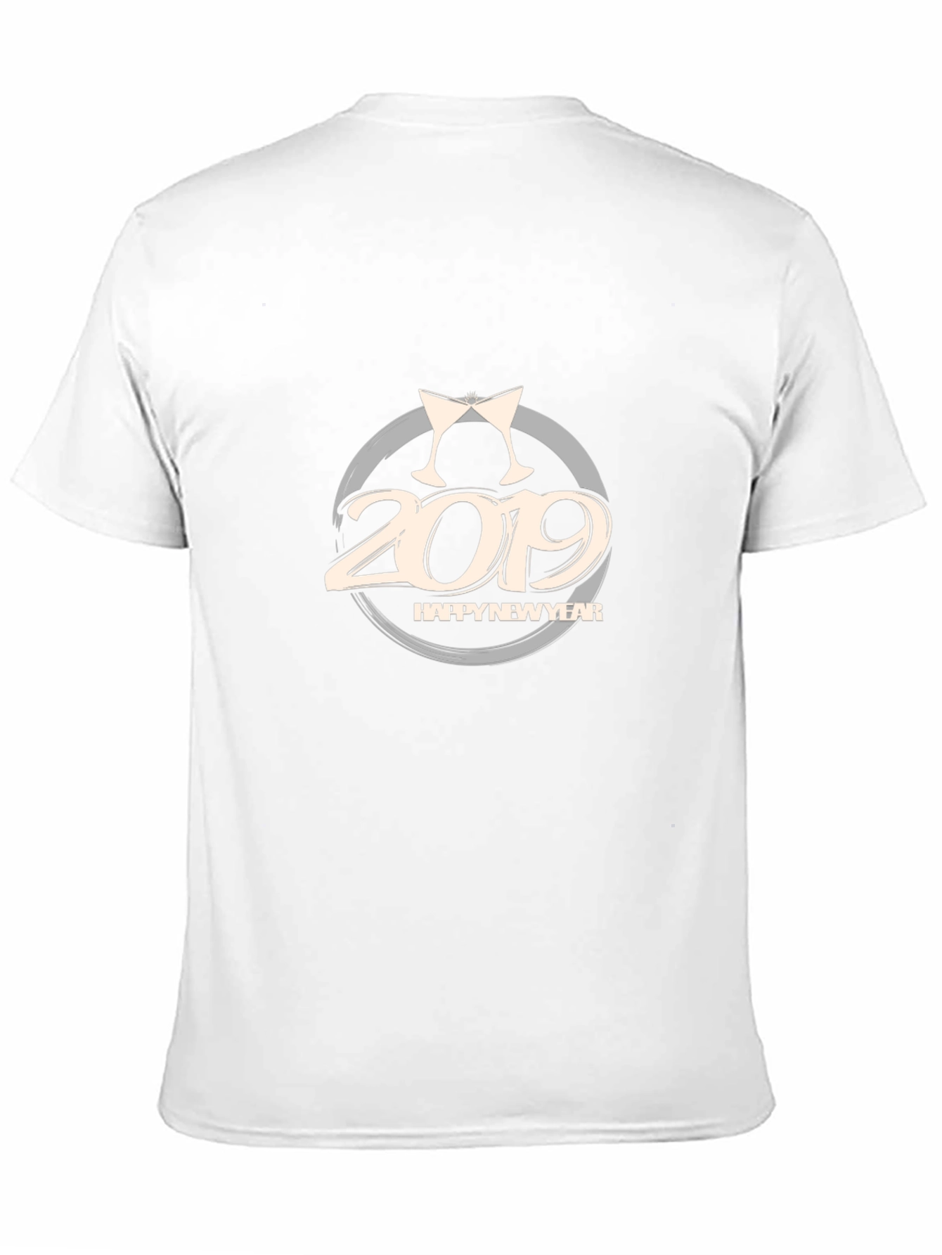2019 Happy New Year Black T-Shirt