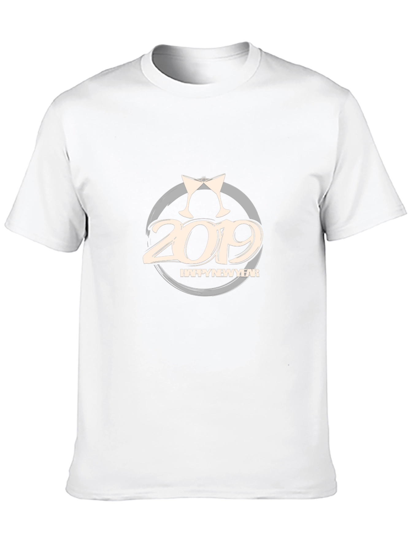 2019 Happy New Year Black T-Shirt