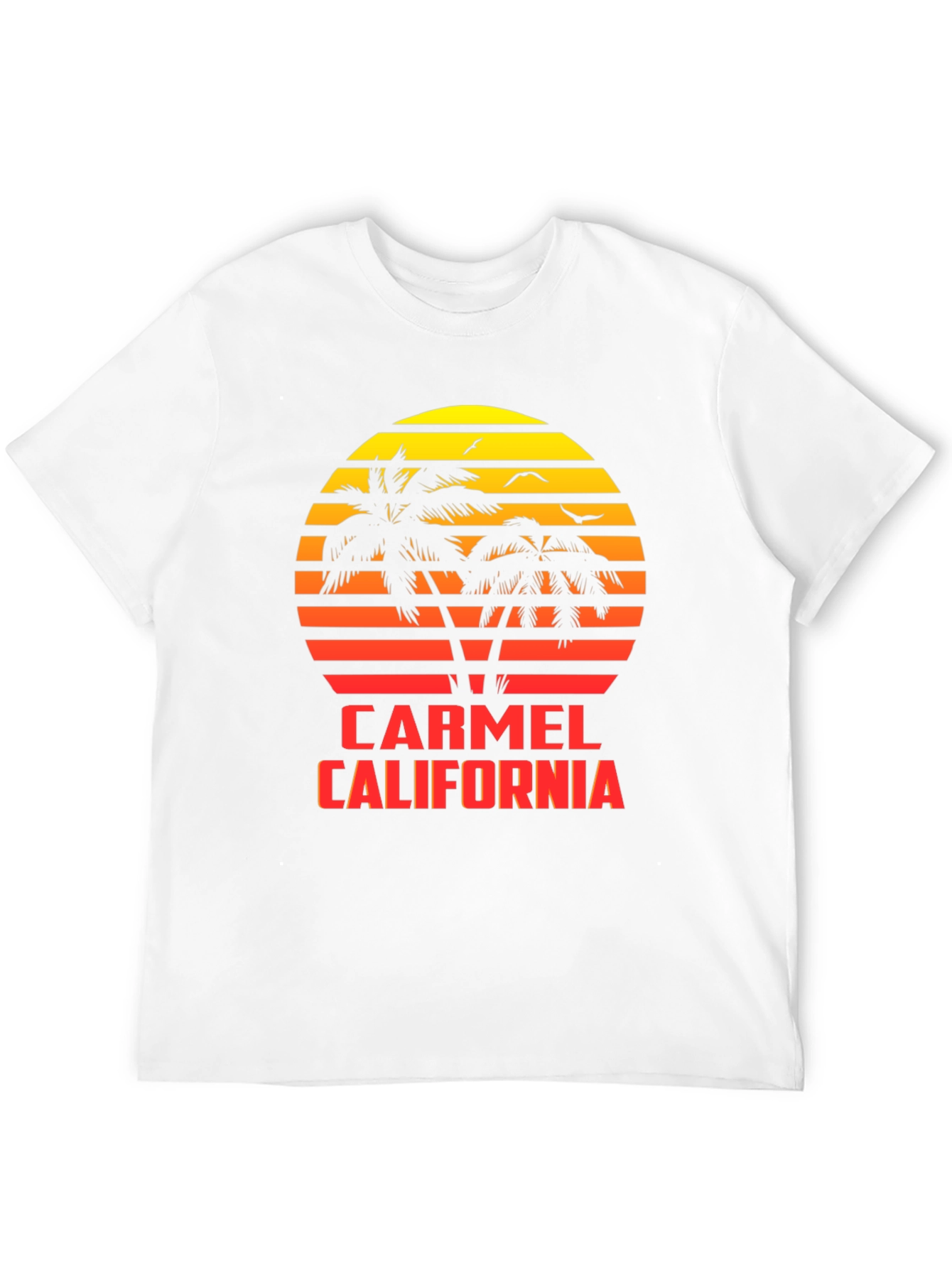 Carmel California Sunset Graphic Tee