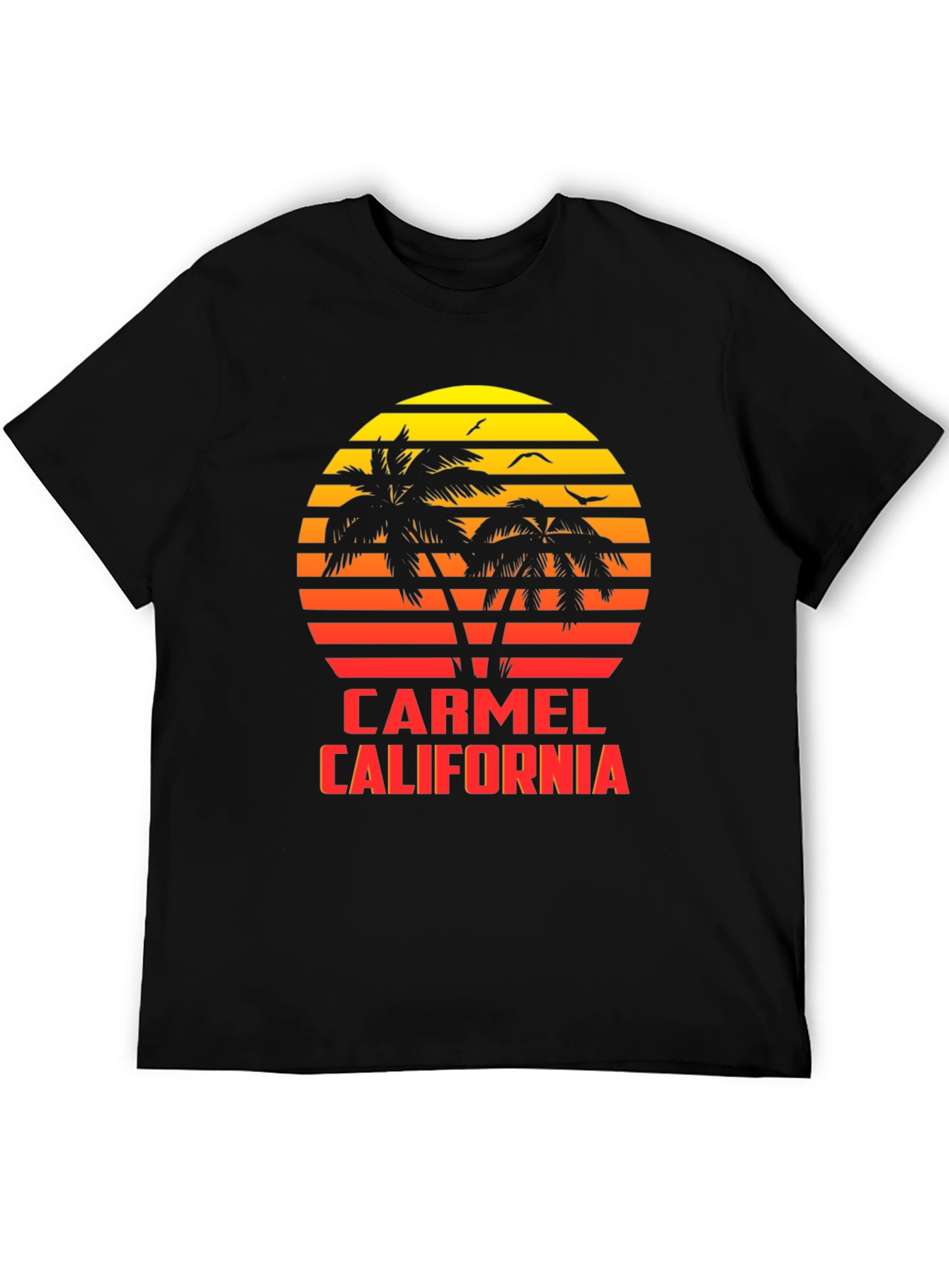 Carmel California Sunset Graphic Tee